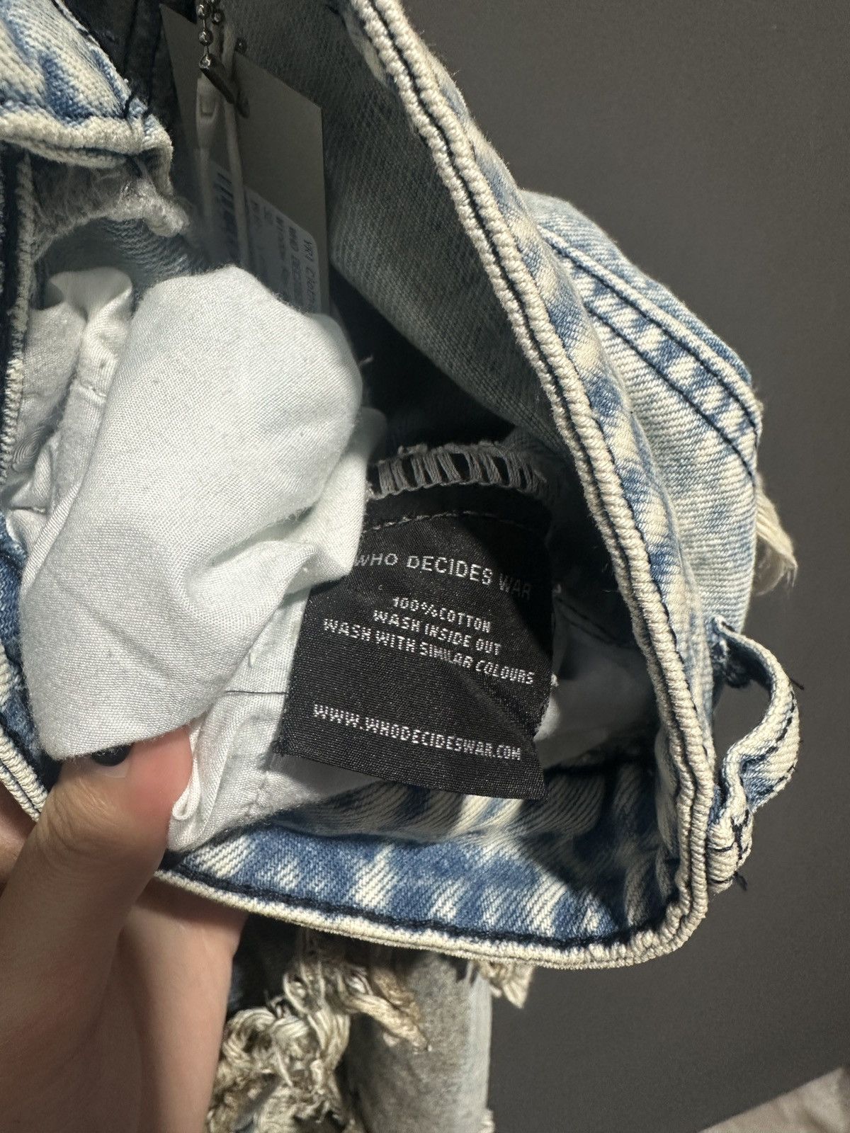 Who Decides War Who decides war Window Ray Denim Size US 30 / EU 46 - 5 Thumbnail