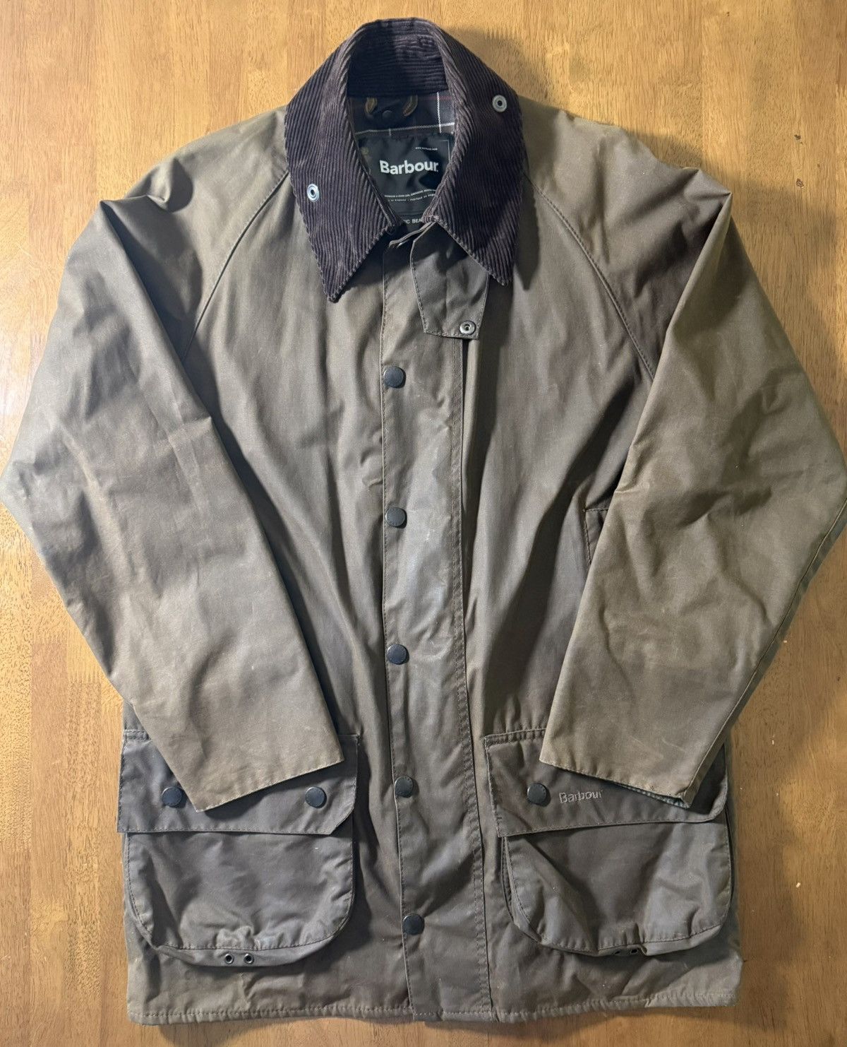 Barbour Barbour Classic Beaufort Wax Jacket C38 Brown Size US M / EU 48-50 / 2 - 1 Thumbnail