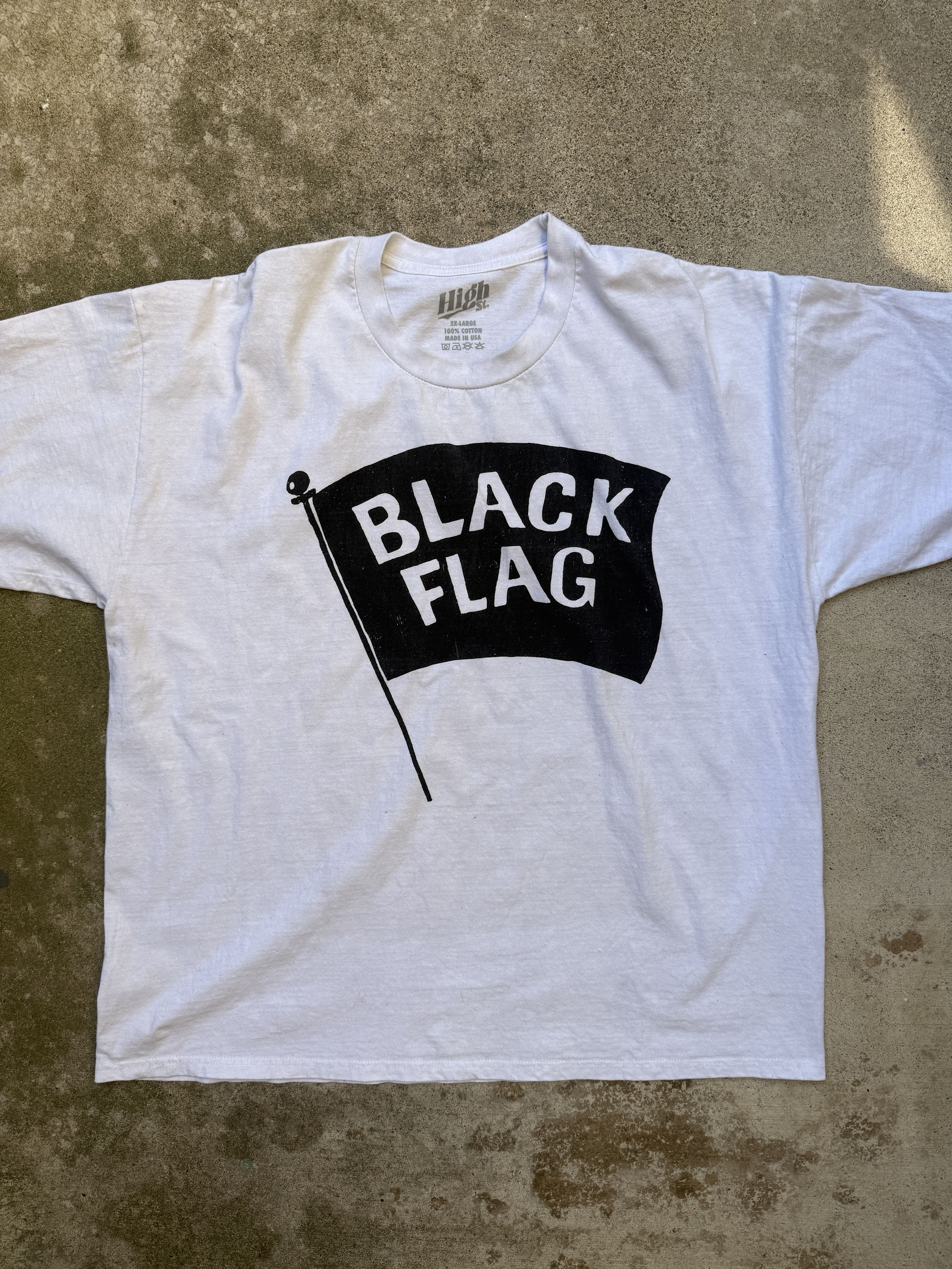 Other black flag punk rock t-shirt vtg vintage style print xxl Size US XXL / EU 58 / 5 - 2 Thumbnail