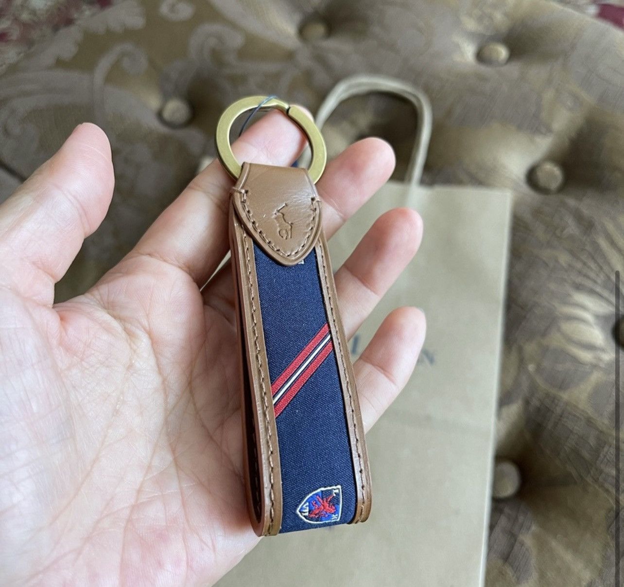 Polo Ralph Lauren NWT Polo Ralph Lauren Leather Pony Key Chain Ring NWT Size ONE SIZE - 4 Thumbnail