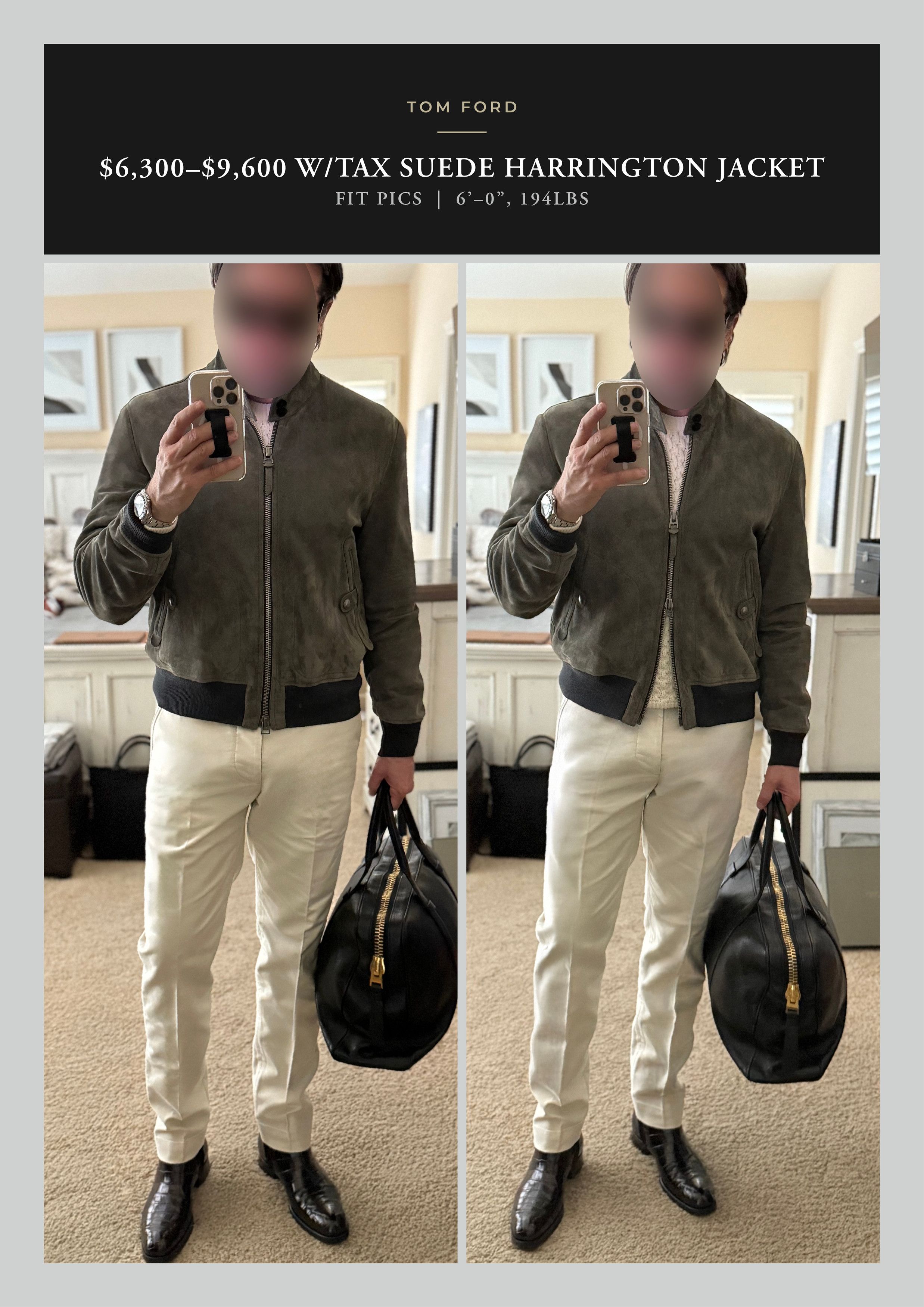 Tom Ford Fits 52, Coveted Rare $6,300 w/tax TOM FORD Suede Jacket, Size US XL / EU 56 / 4 - 3 Thumbnail
