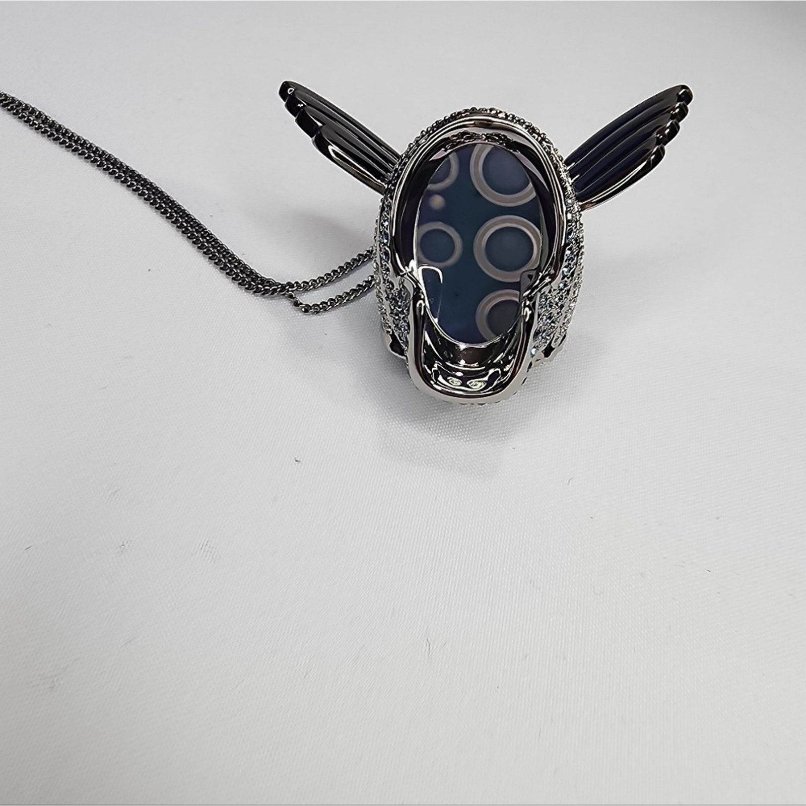 Swarovski Swarovski Silver Skull Pendant Necklace Size ONE SIZE - 9 Thumbnail