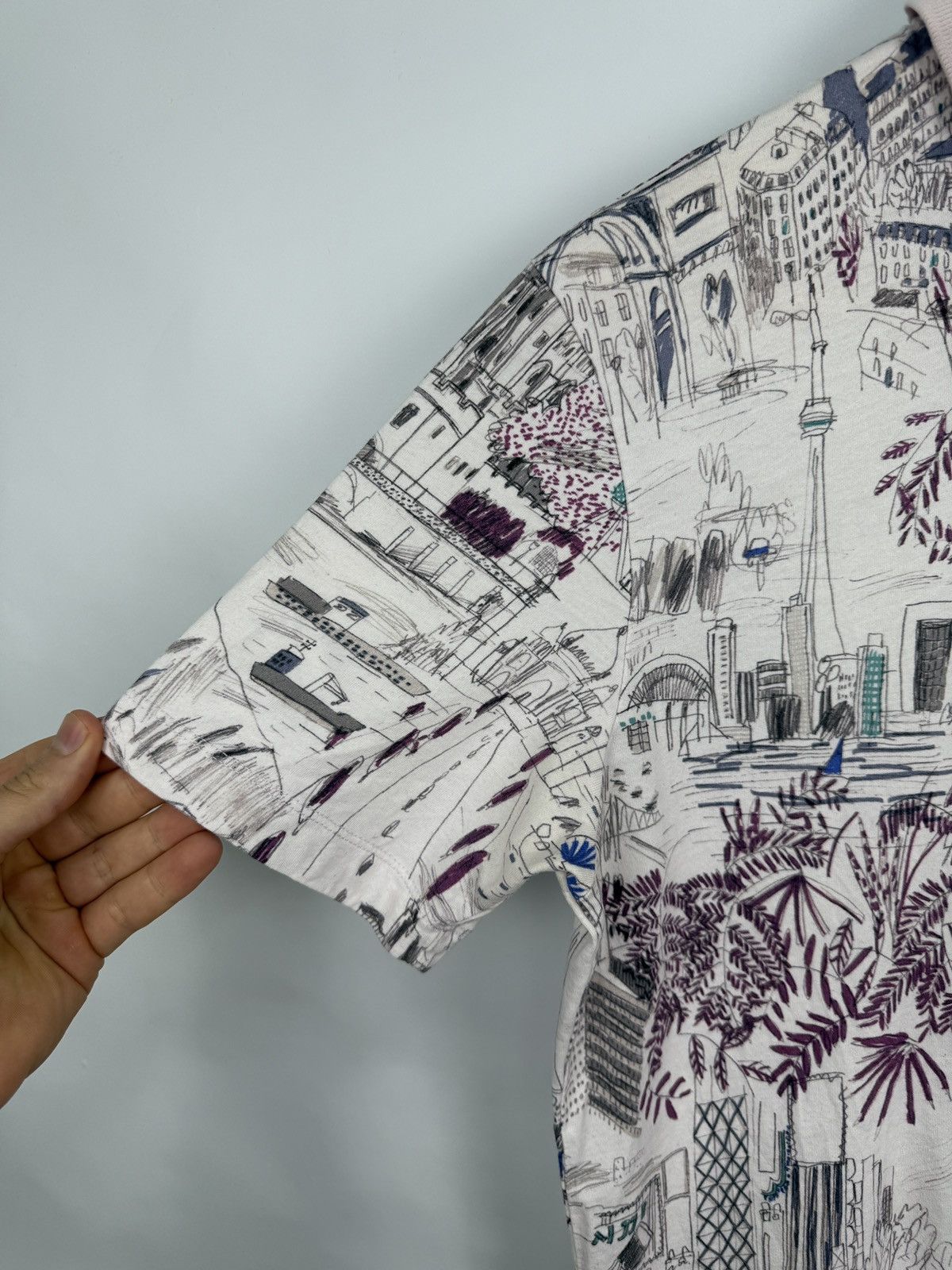 Paul Smith 🇬🇧 Paul Smith Art Luxury Polo T-Shirt Rare Retro Hype Y2K Size US L / EU 52-54 / 3 - 5 Thumbnail