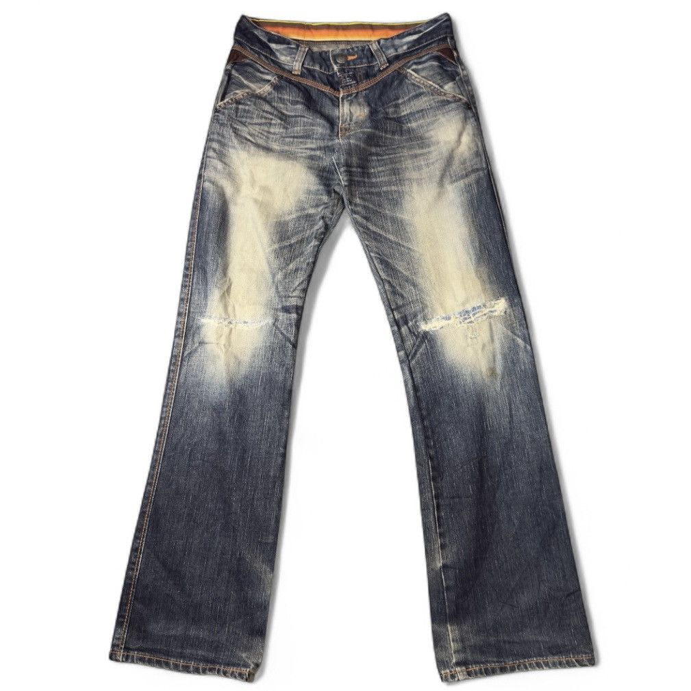 Beauty Beast 🔥🇯🇵 Japanese Denim Edwin Blue Trip Boot Cut Jeans W32 Size US 32 / EU 48 - 1 Thumbnail