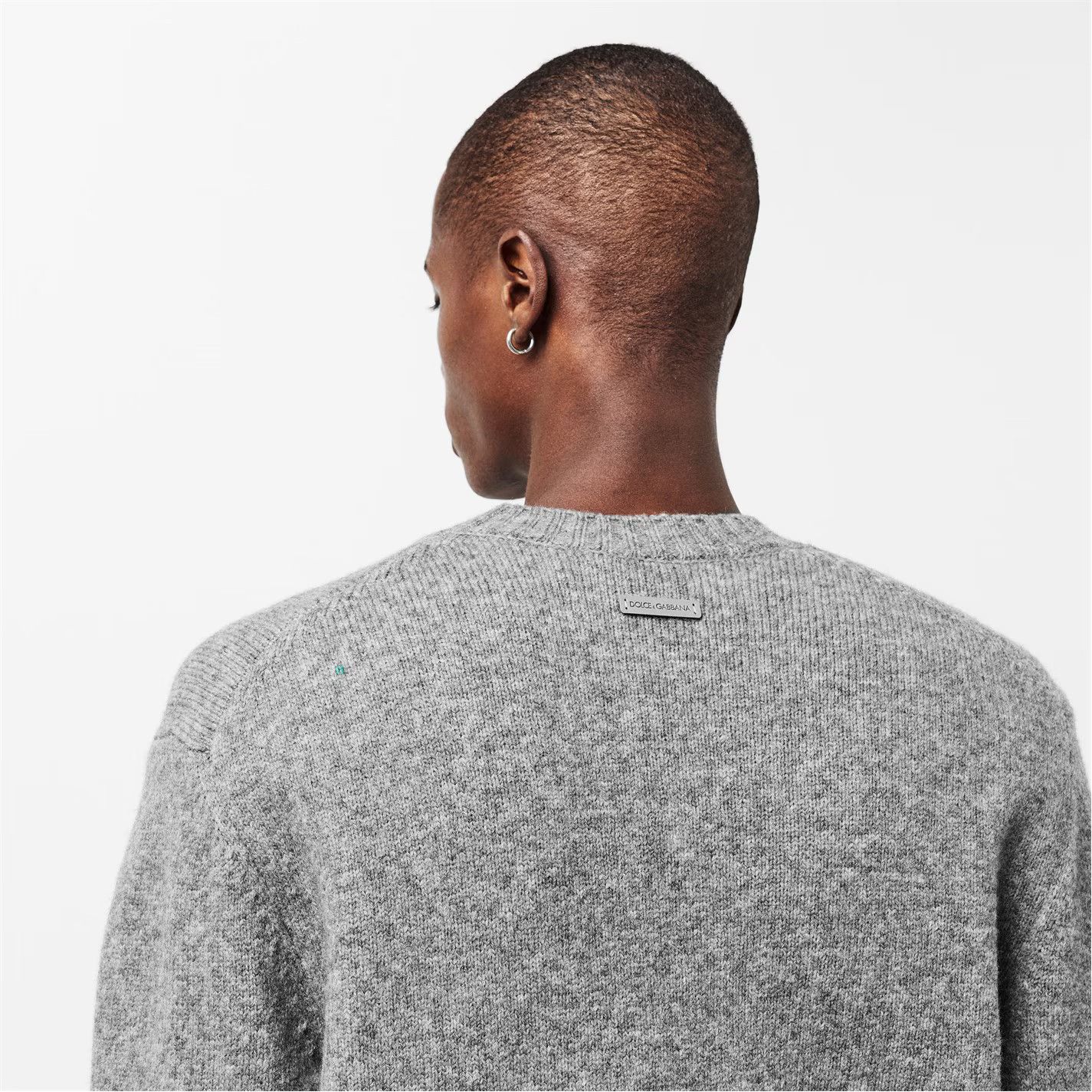 Dolce & Gabbana o1g2r1mq0426 Classic Crew Neck Jumper in Grey Melange Size US S / EU 44-46 / 1 - 5 Thumbnail