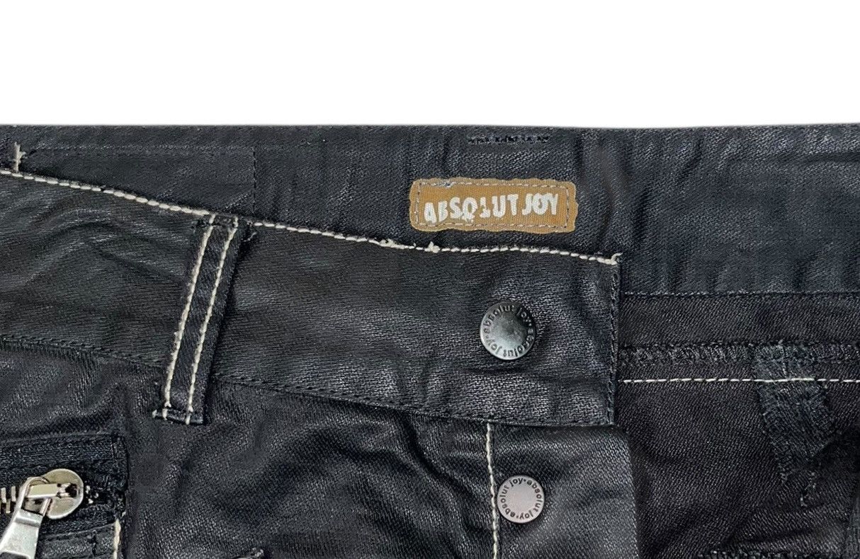 Absolut Joy × Japanese Brand Absolut Joy Wax Denim Jeans Made In Romania Size US 30 / EU 46 - 12 Thumbnail