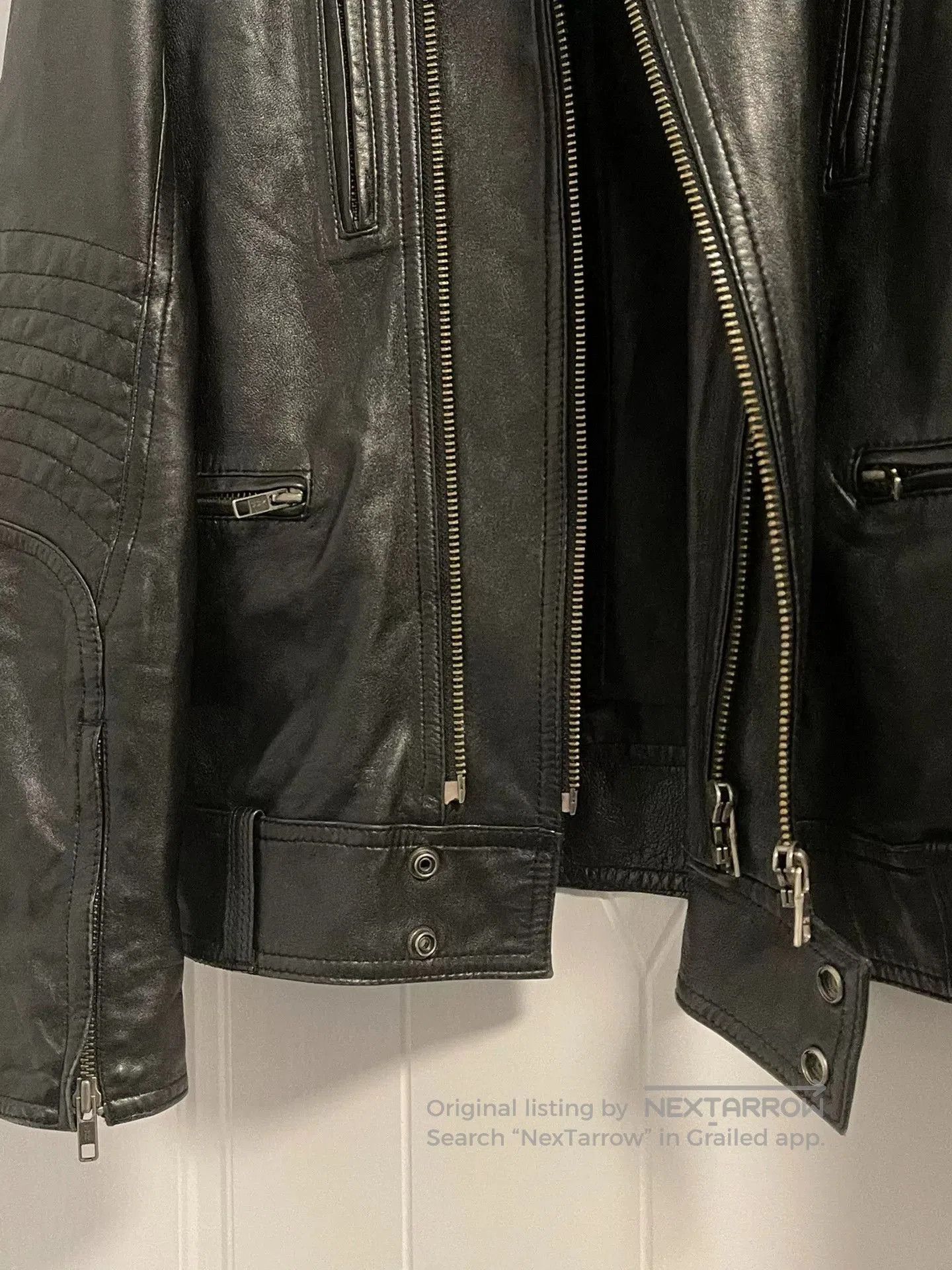Jean Paul Gaultier jean paul gaultier leather biker jacket. Size US XXL / EU 58 / 5 - 5 Thumbnail
