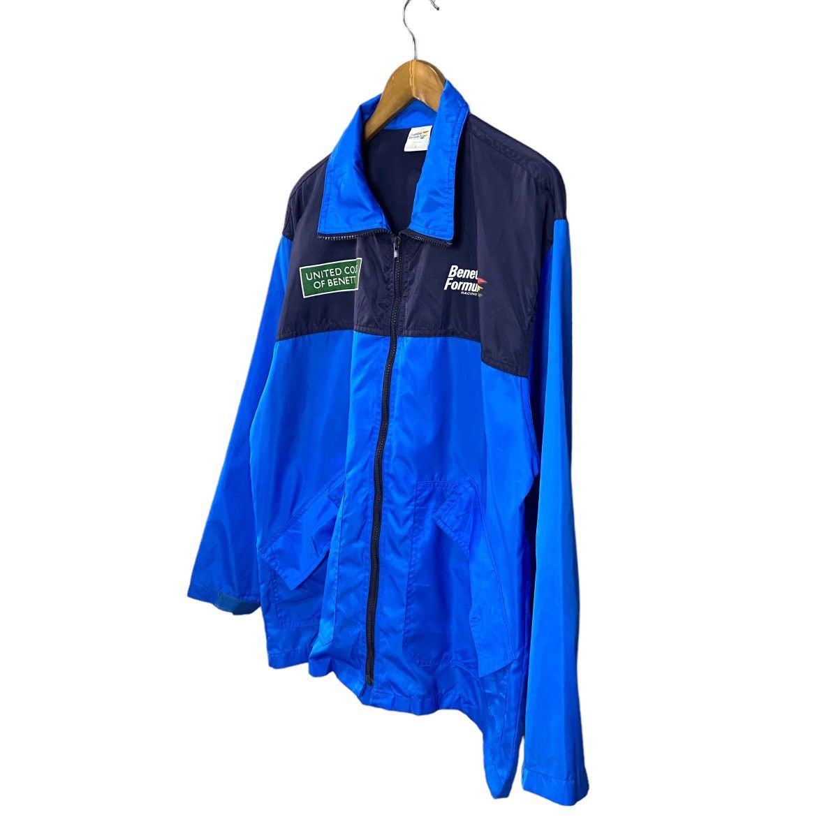 Vintage Vintage 90's BENETTON F1 Windbreaker Jacket Size US L / EU 52-54 / 3 - 9 Thumbnail