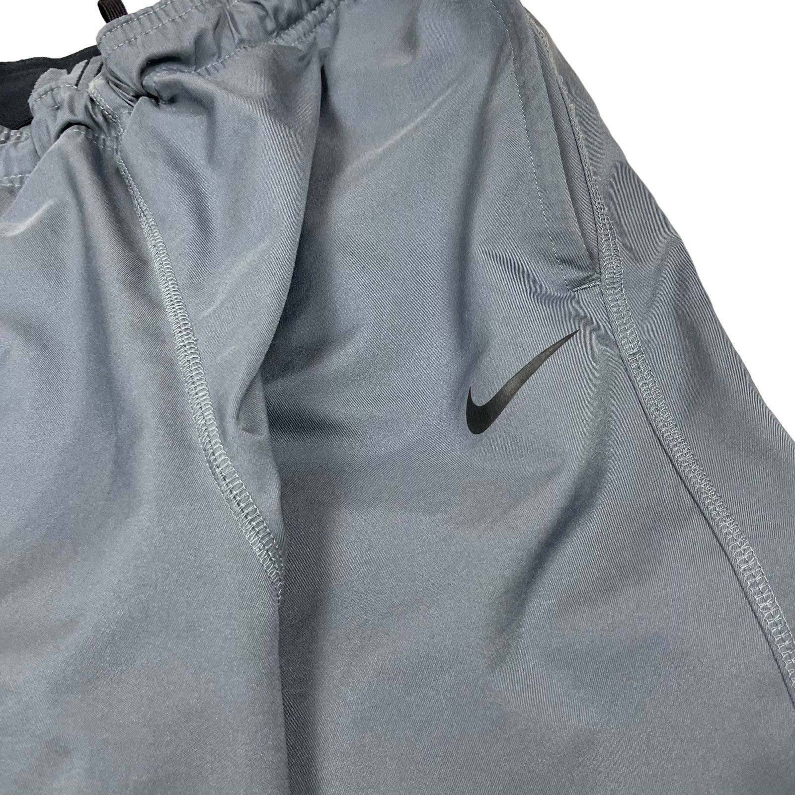 Nike × Vintage Nike Dri Fit Team Woven Gray Athletic Training Track Pants M Size US 30 / EU 46 - 4 Thumbnail