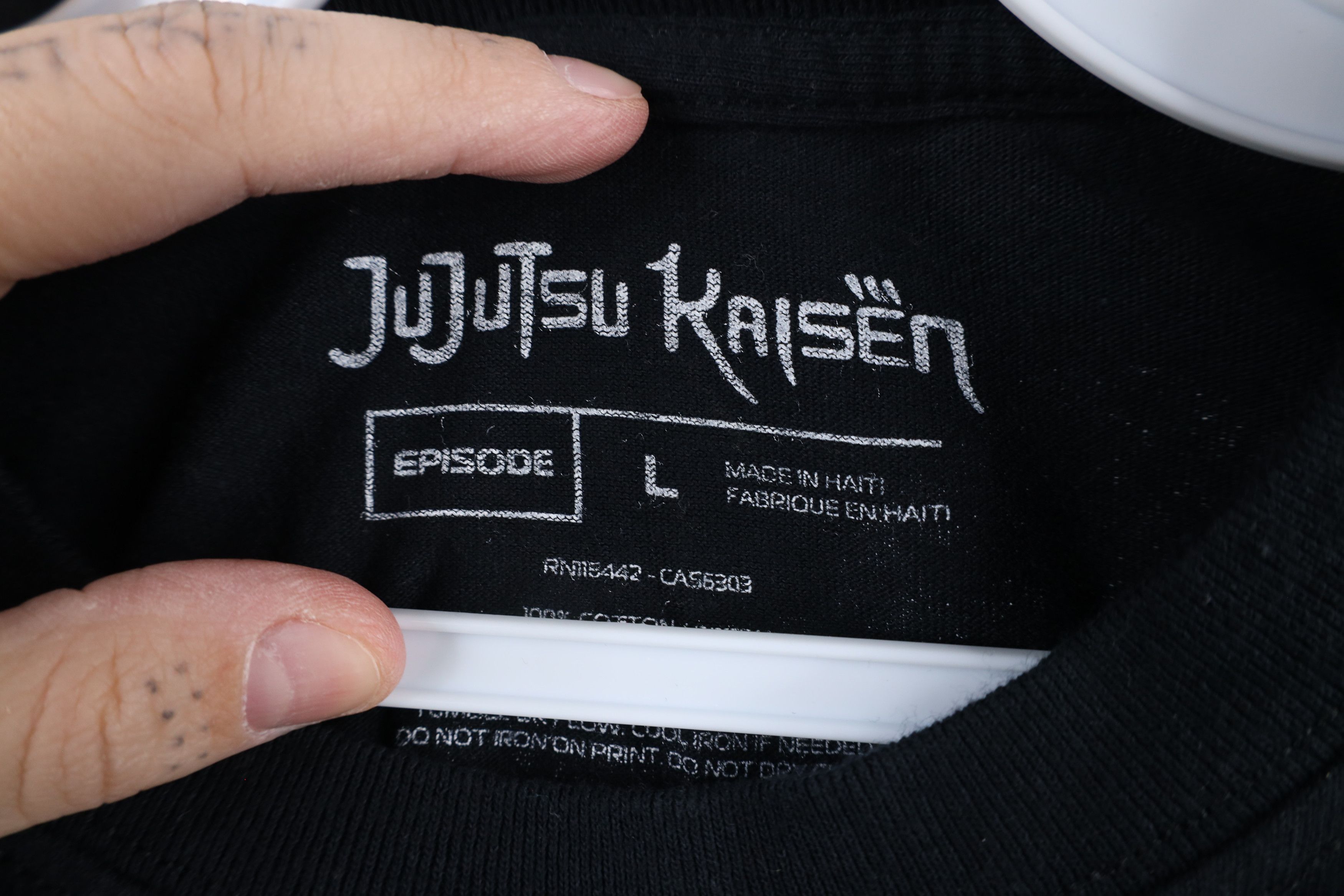 Vintage Vintage Y2K Episode x JuJutsu Kaisen Anime Manga T-Shirt Size US L / EU 52-54 / 3 - 5 Thumbnail