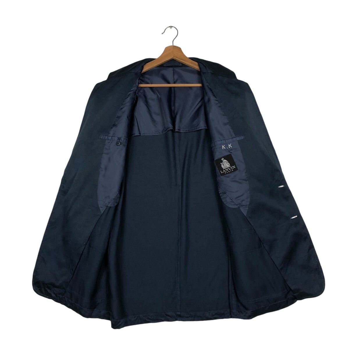 Japanese Brand 📌Vintage Lanvin Paris Chore Casual Coats Double Breast Size US M / EU 48-50 / 2 - 14 Thumbnail