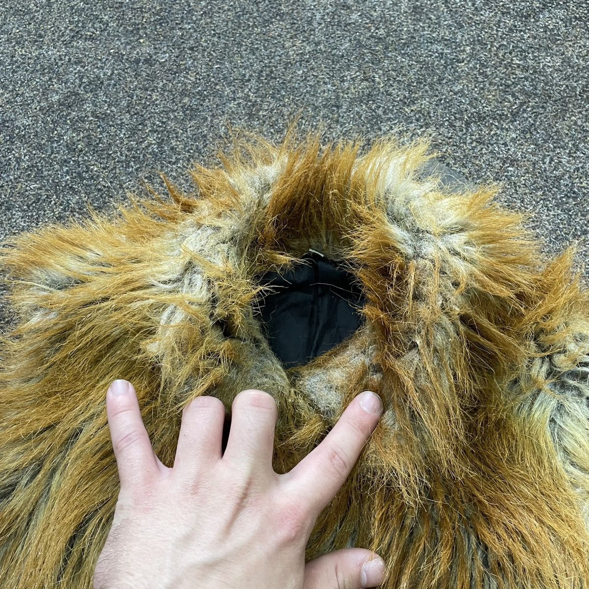 20471120 Vintage Y2K Furry Jacket Mohair Punk Opium BALENCIAGA Style Size M / US 6-8 / IT 42-44 - 4 Thumbnail