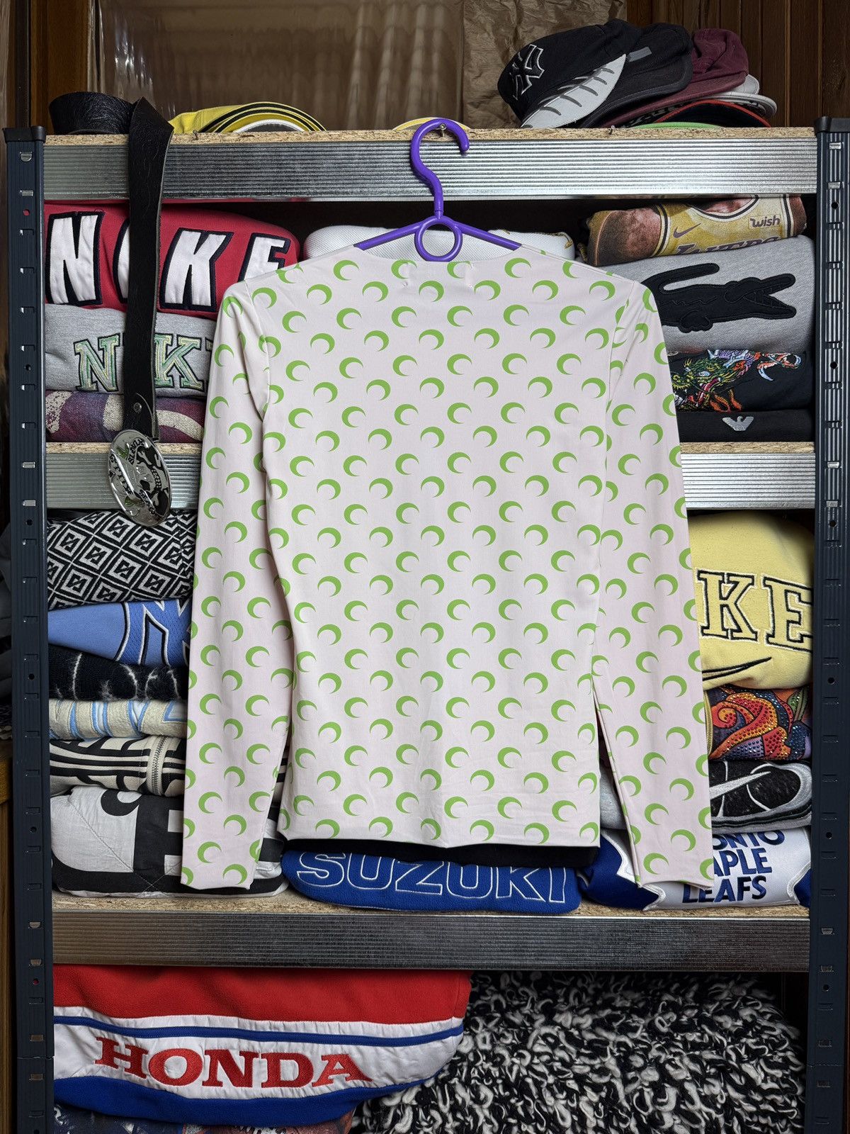Marine Serre Marine Serre White All Over Moon Turtleneck Size US L / EU 52-54 / 3 - 2 Thumbnail