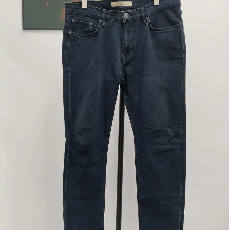 Burberry Burberry Casual Dark Blue Cotton Pants Size US 34 / EU 50 - 1 Thumbnail