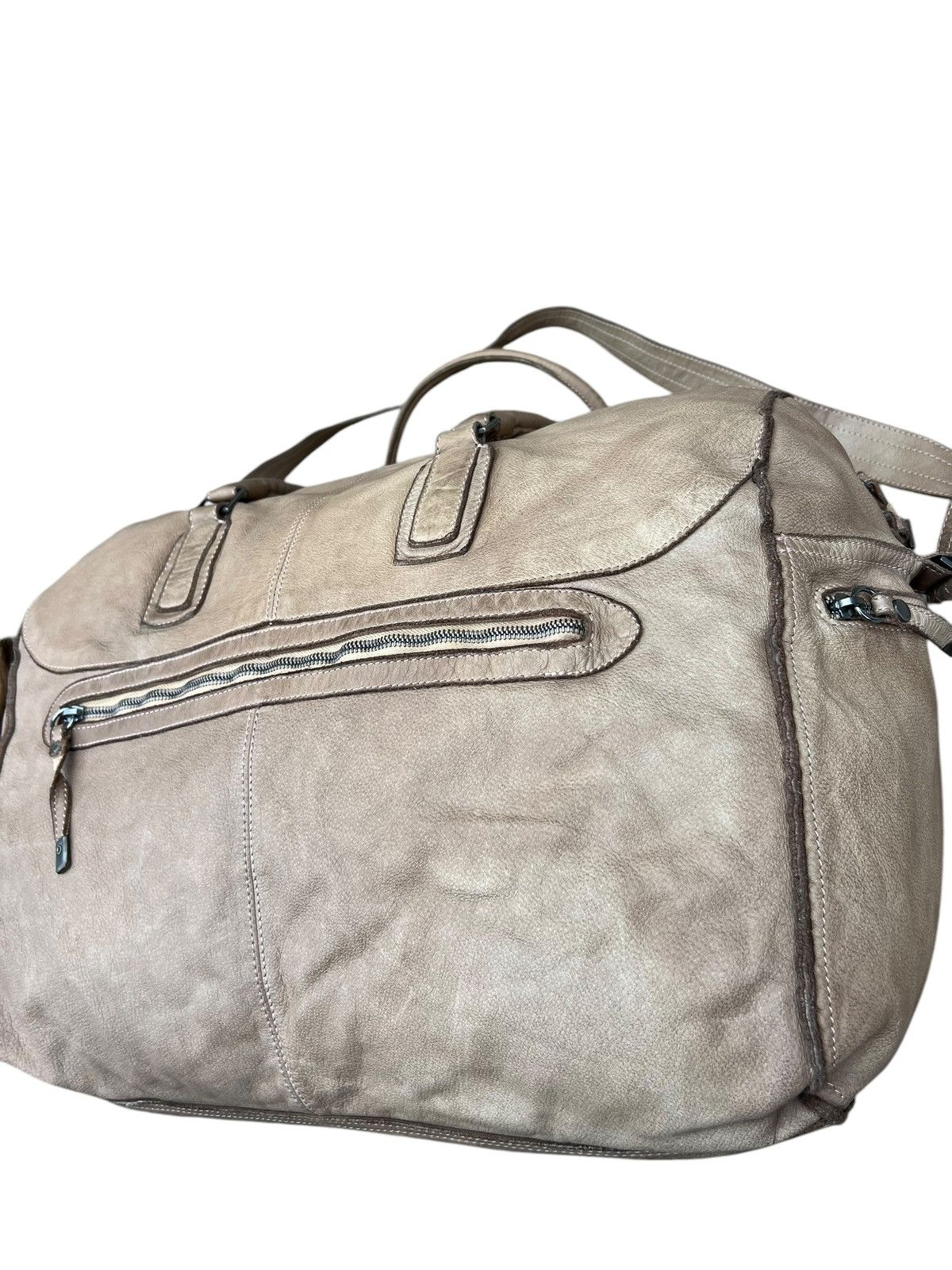 Leather Sissi Rossi Patina Leather 2 Way Travel Bag Size ONE SIZE - 6 Thumbnail