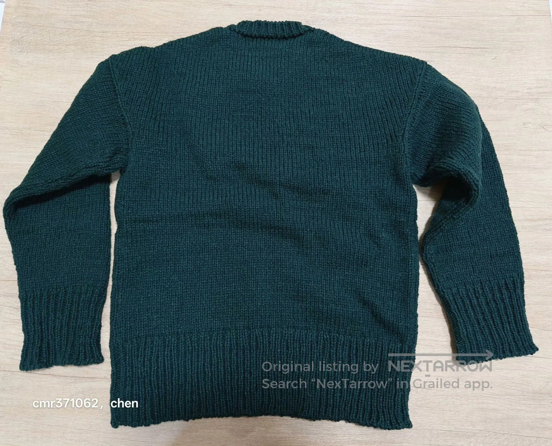 Visvim VISVIM 22AW LETTERMAN CREW KNIT. Size US M / EU 48-50 / 2 - 5 Thumbnail