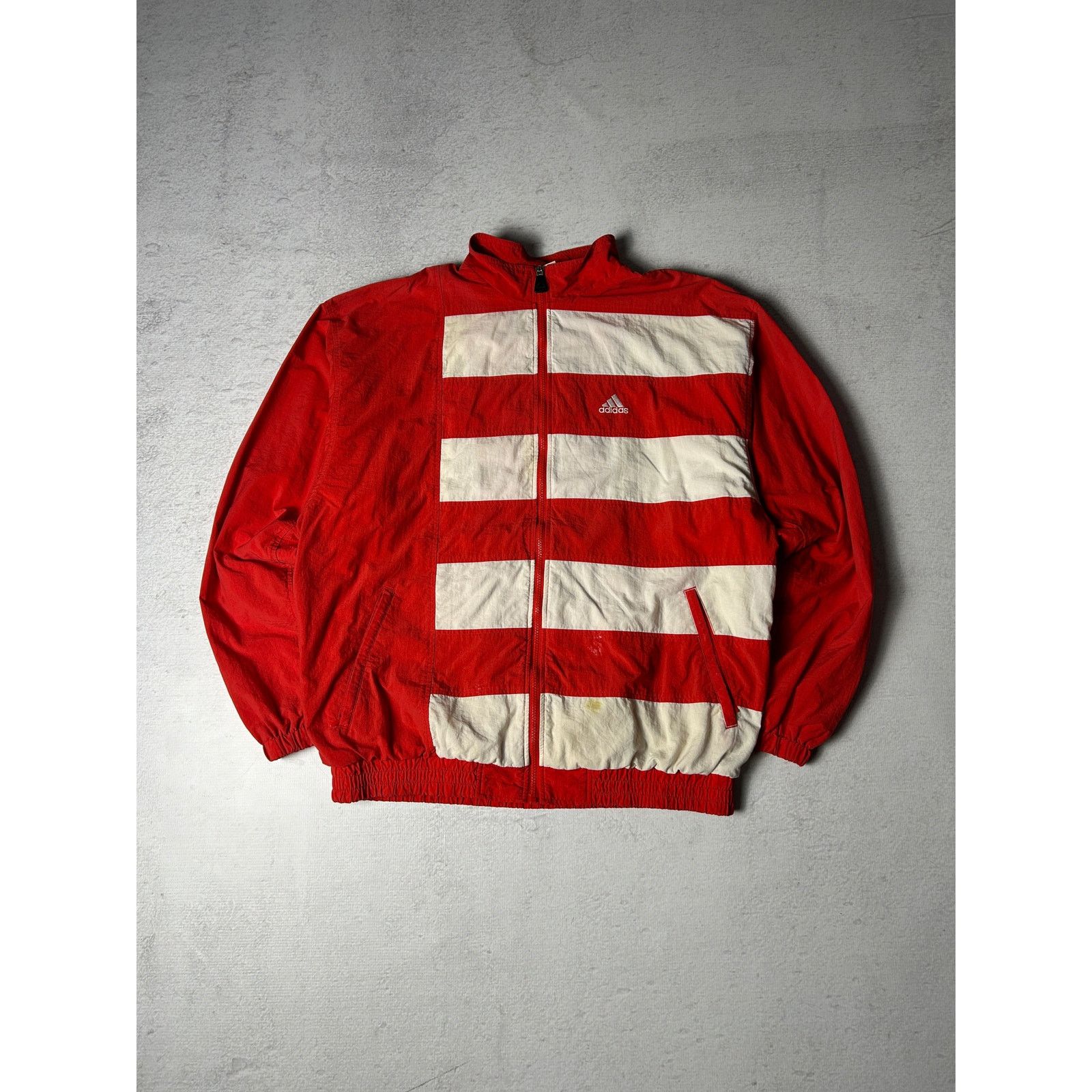 NFL Vintage 90s Adidas Windbreaker - Men's 2XL Size US XXL / EU 58 / 5 - 1 Thumbnail