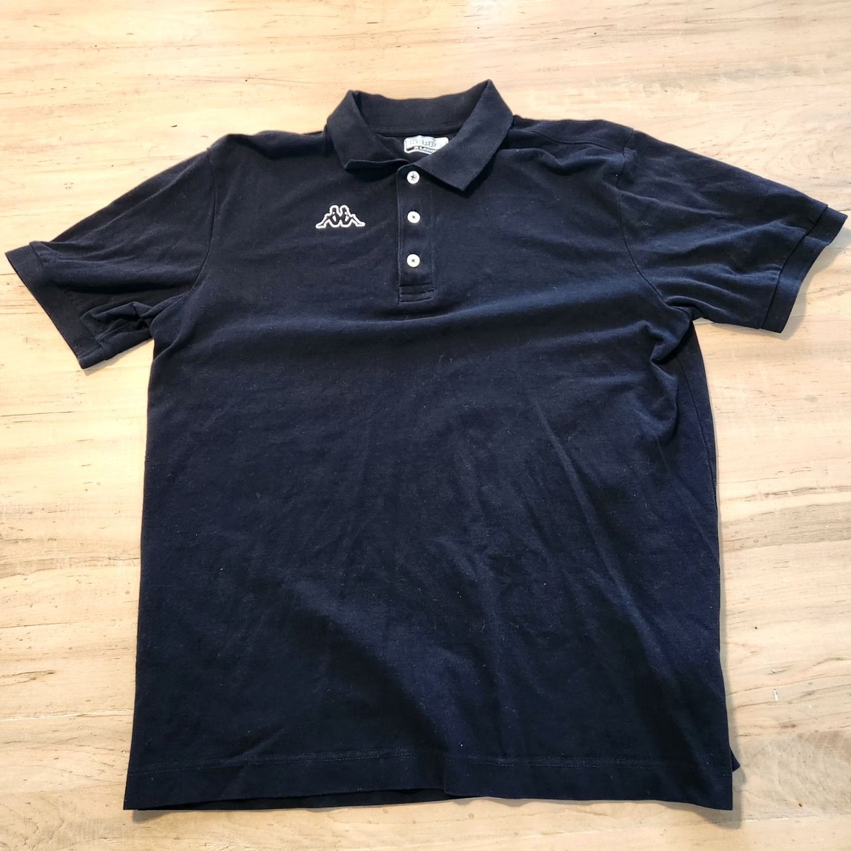Kappa VINTAGE Kappa Polo Shirt Black Embroidered Logo Short Sleeve Mens XL Polo Size US XL / EU 56 / 4 - 2 Thumbnail