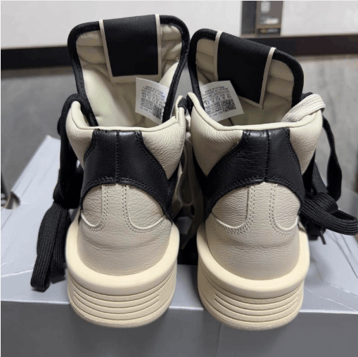 Rick Owens Rick Owens mid-top sneakers black and white Size US 9 / EU 42 - 3 Thumbnail