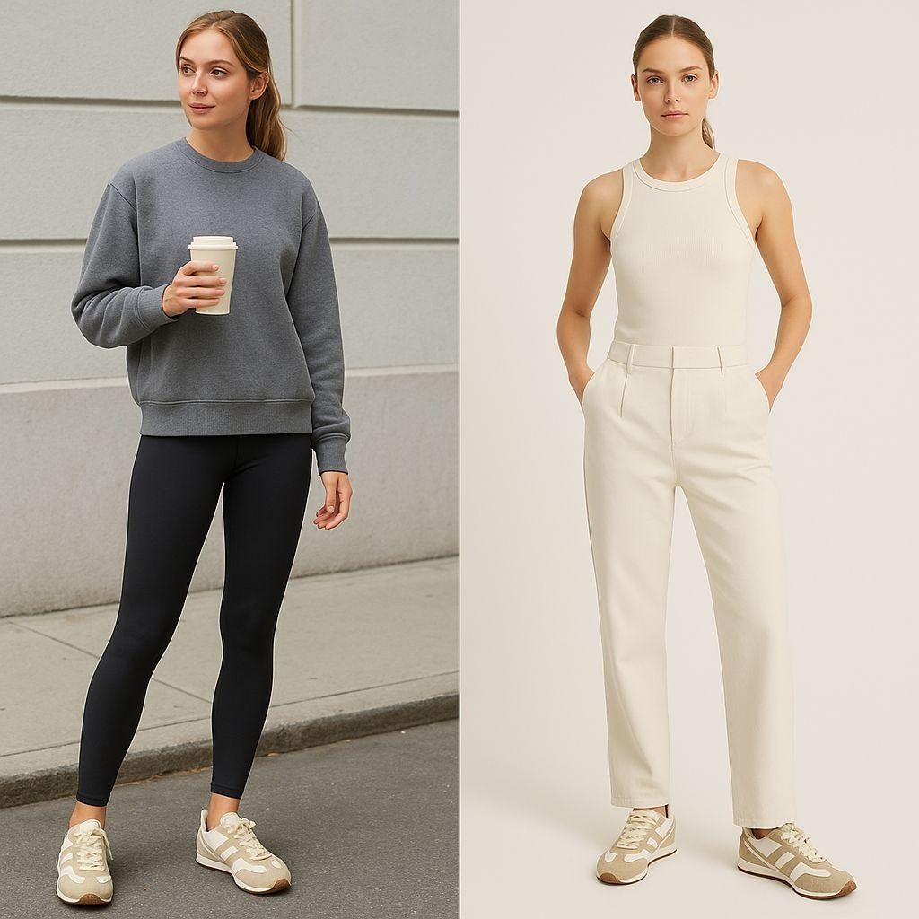 Free People Free People Aces Suede Beige & White Athletic Sneakers tenni Size US 7 / IT 37 - 1 Thumbnail
