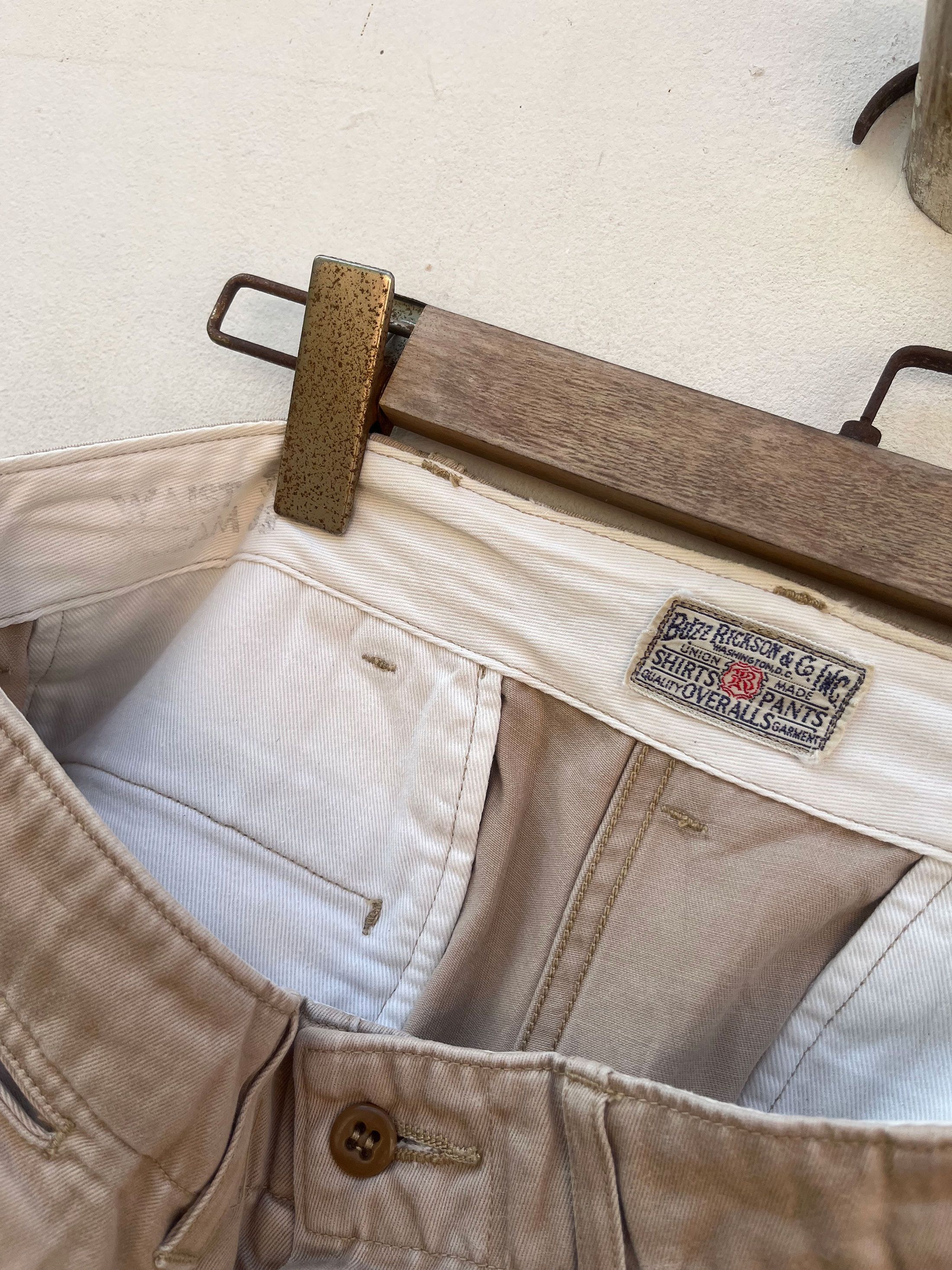 Buzz Rickson's Toyo Enterprise Fatigue Military Army Chinos Trouser Dress Size US 30 / EU 46 - 6 Thumbnail