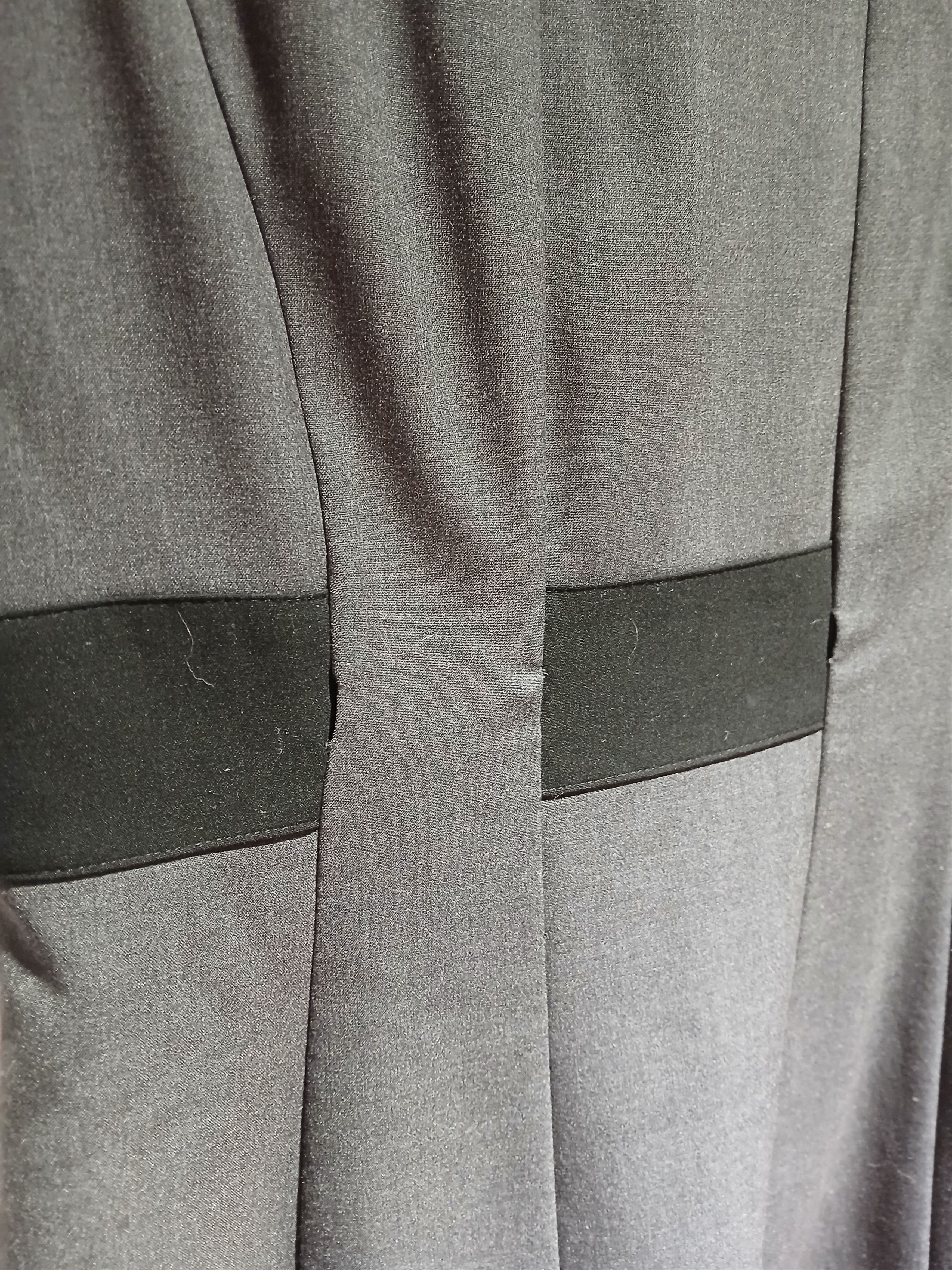 Calvin Klein Calvin Klein charcoal and black dress size 10 Size L / US 10 / IT 46 - 2 Thumbnail