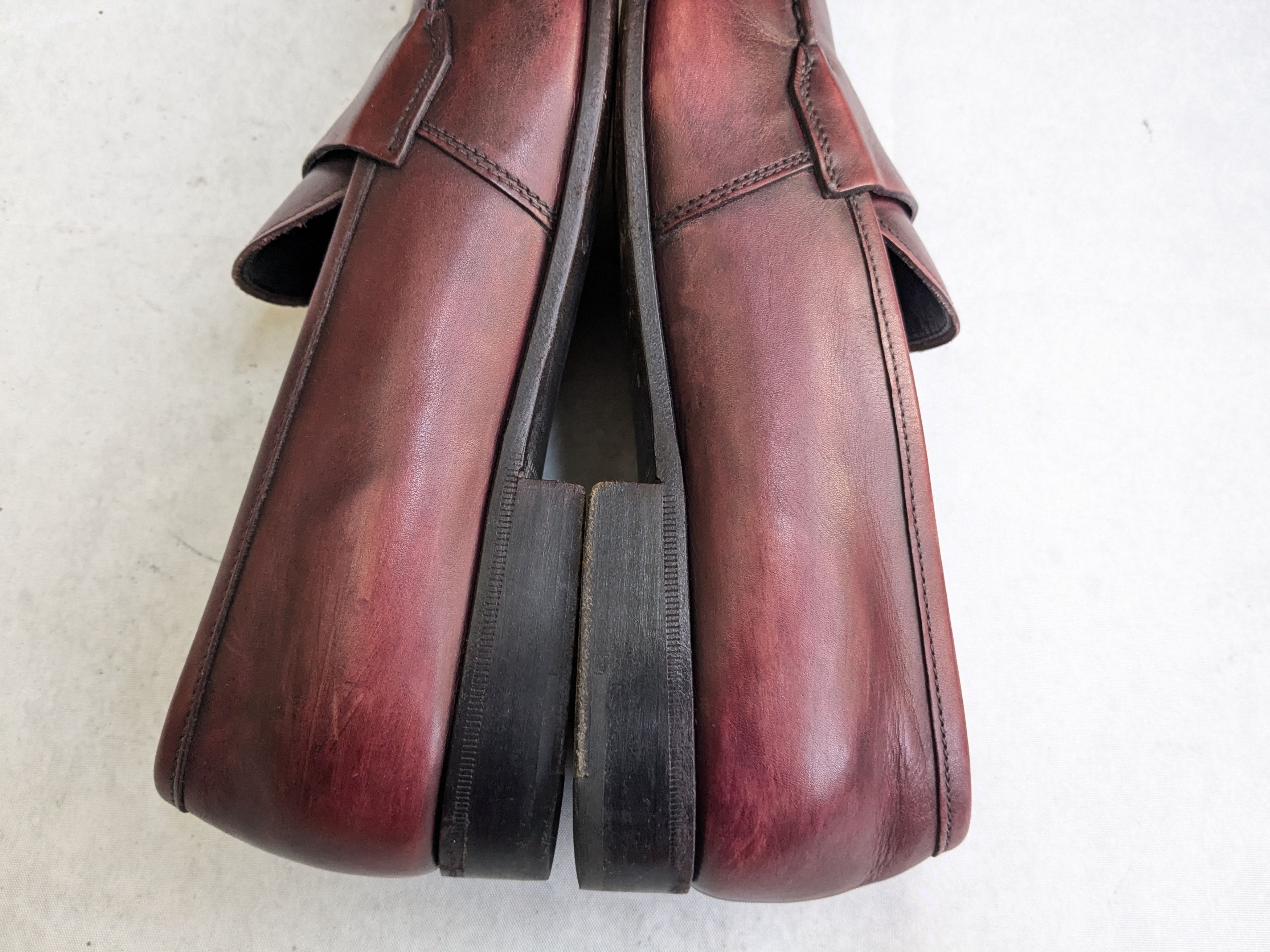 Prada Prada Loafers Red Leather US 10 Slip Ons Size US 10 / EU 43 - 10 Thumbnail