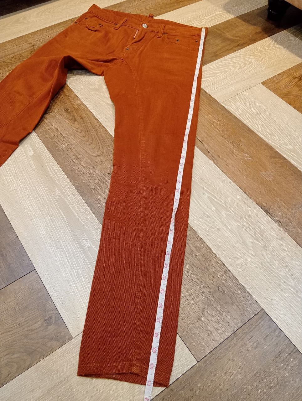 Dsquared2 DSQUARED2 ITALY BRICK ORANGE PANTS Size US 33 - 15 Thumbnail