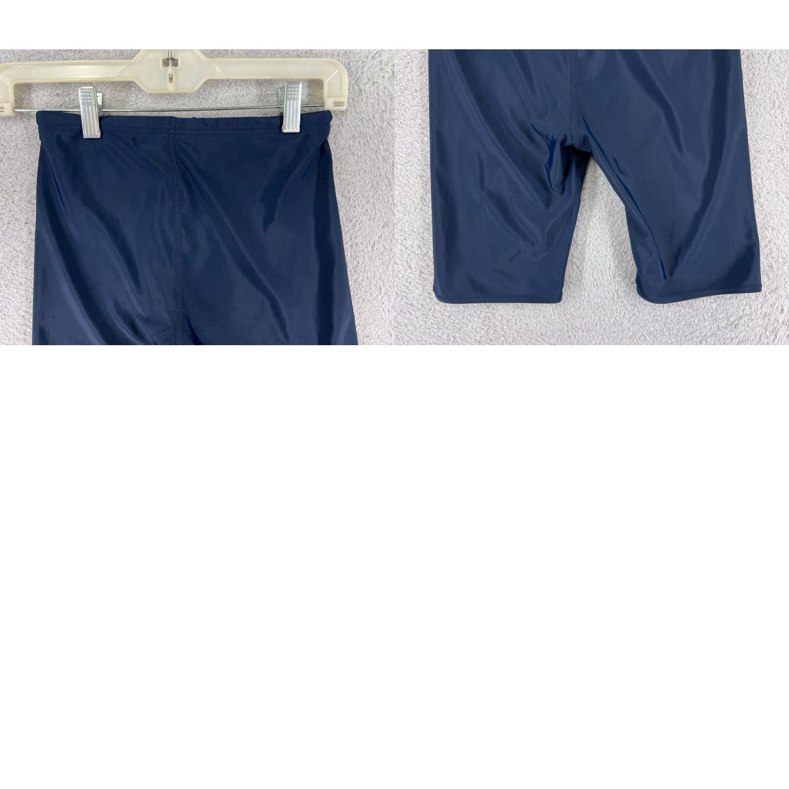 Vintage Iswim Bottom Jammer Adult 30 Blue Spandex Blend Polyester Compression Mens Sports Size US 30 / EU 46 - 9 Thumbnail