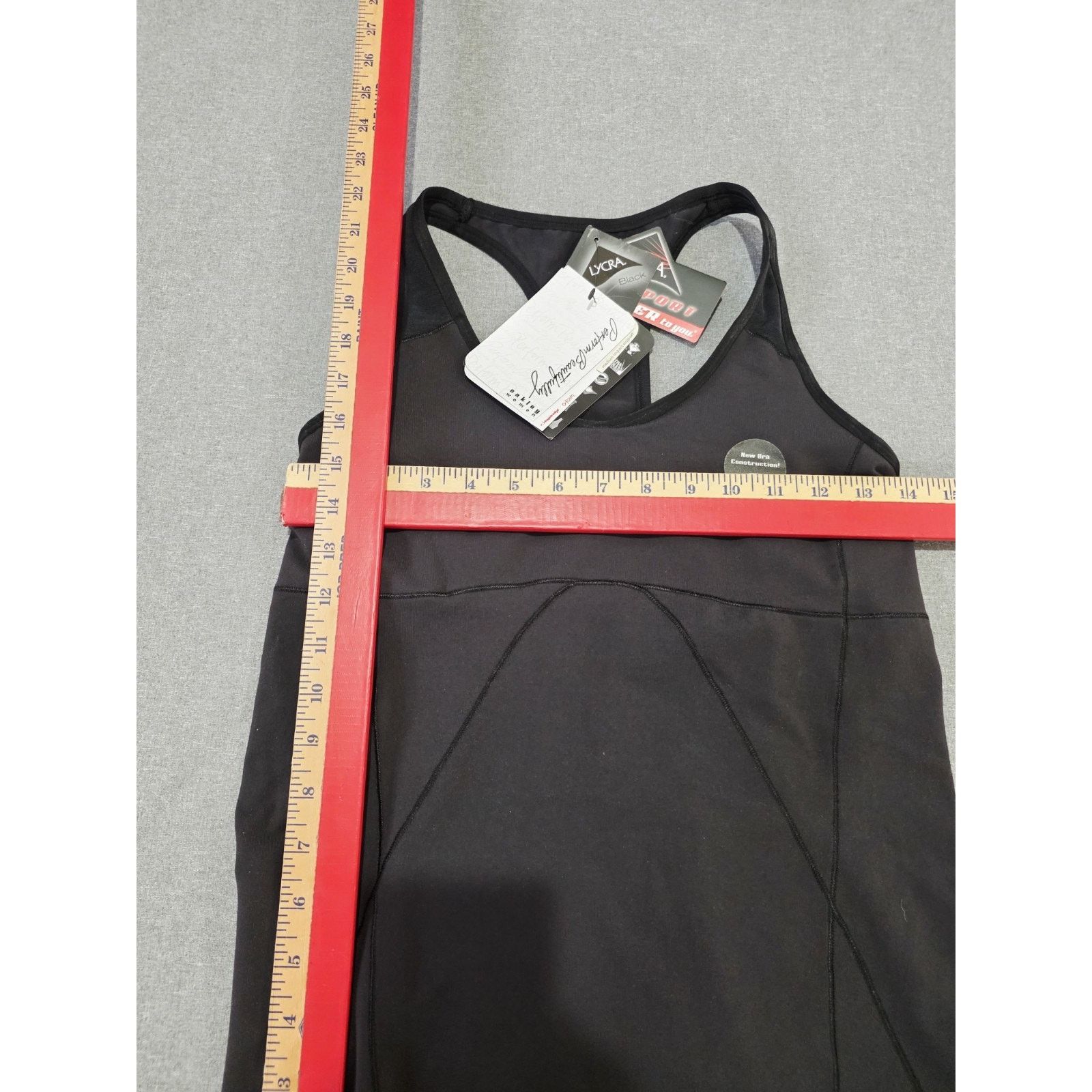Oakley Oakley NWT Top Womens Lg Black Power Scoop Neck Racerback Size M / US 6-8 / IT 42-44 - 3 Thumbnail