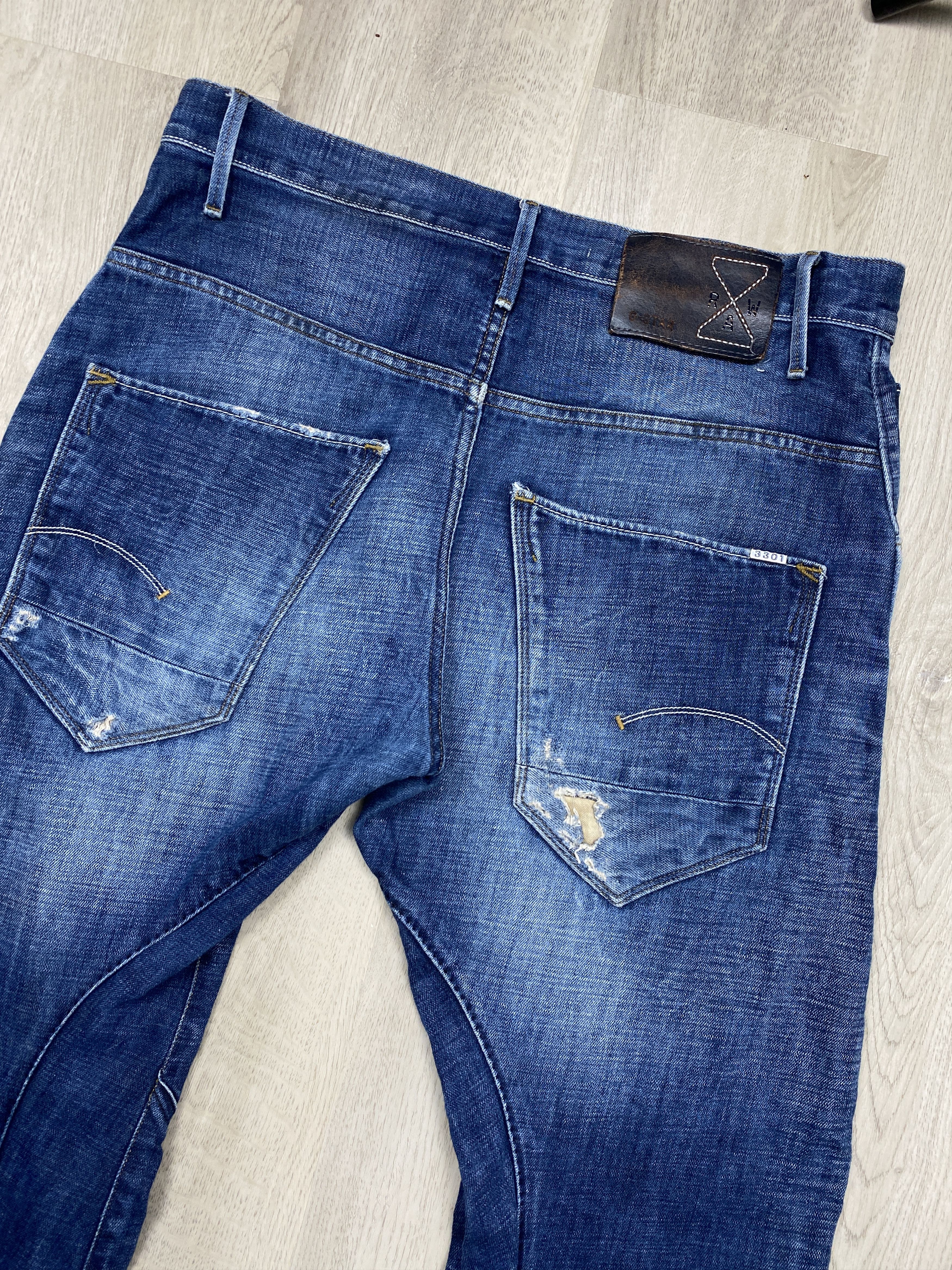 G-Star G Star Raw Arc Vintage Mens Denim Pants Jeans Size US 34 / EU 50 - 7 Thumbnail