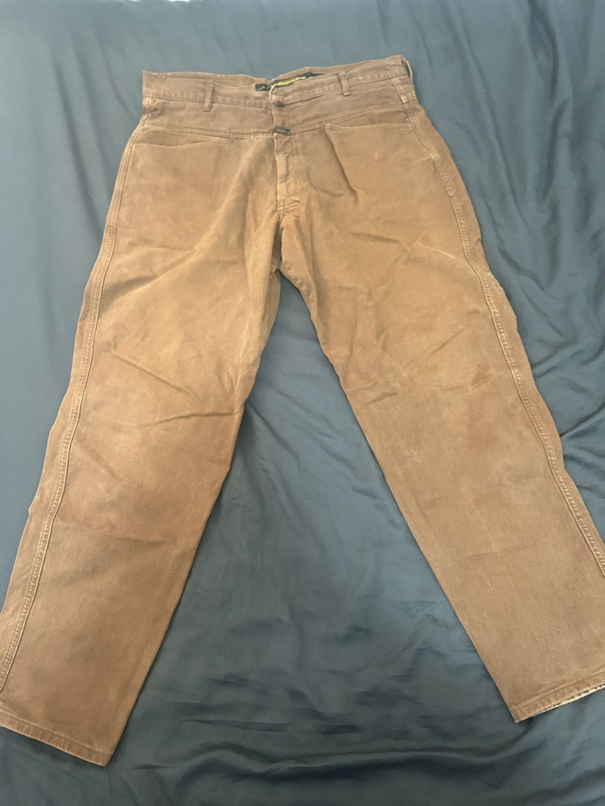 image of Marithe Francois Girbaud Girbaud Vintage Brown Denim Jeans Size 36, Men's