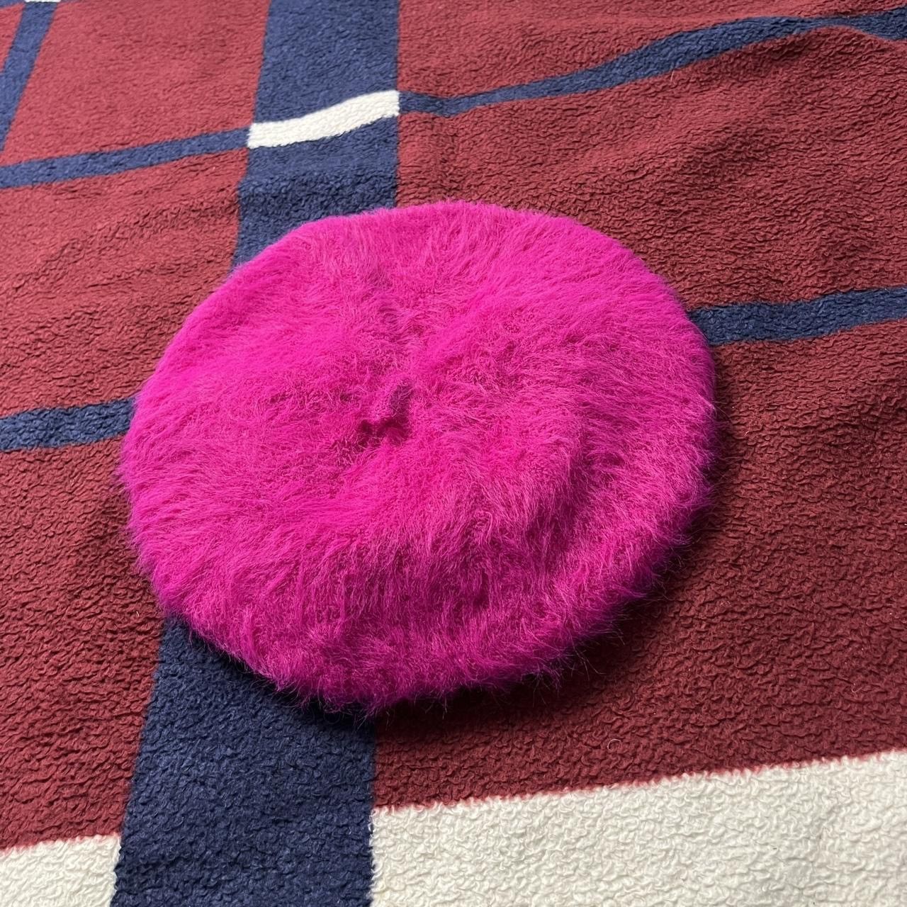 Urban Outfitters Urban Outfitters UO hot pink Trendy Plush Hairy Beret Hat Size ONE SIZE - 1 Thumbnail