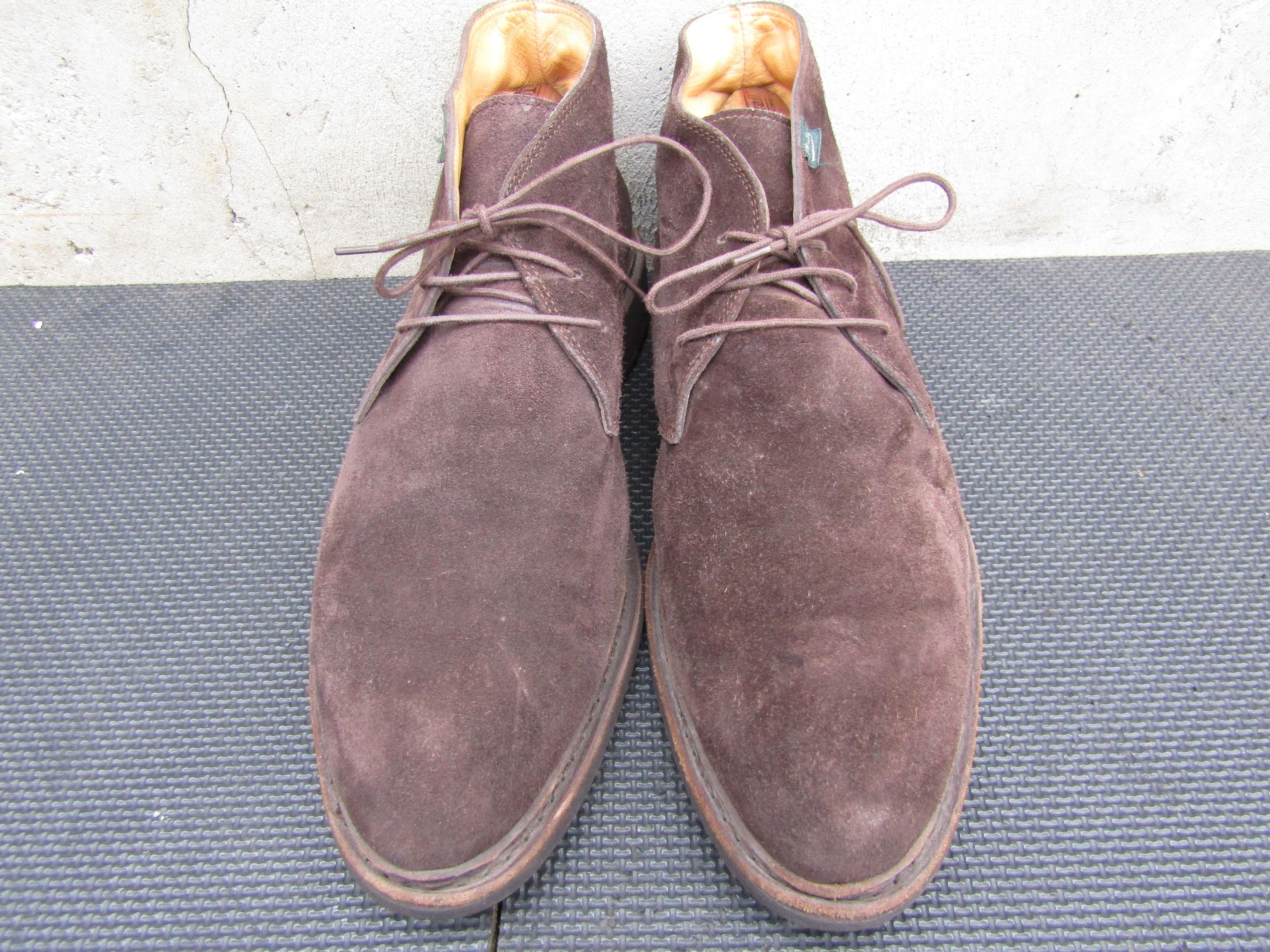 Paraboot Paraboot France Brown Suede Ankle Chukka Lace Up Size US 10 / EU 43 - 2 Thumbnail