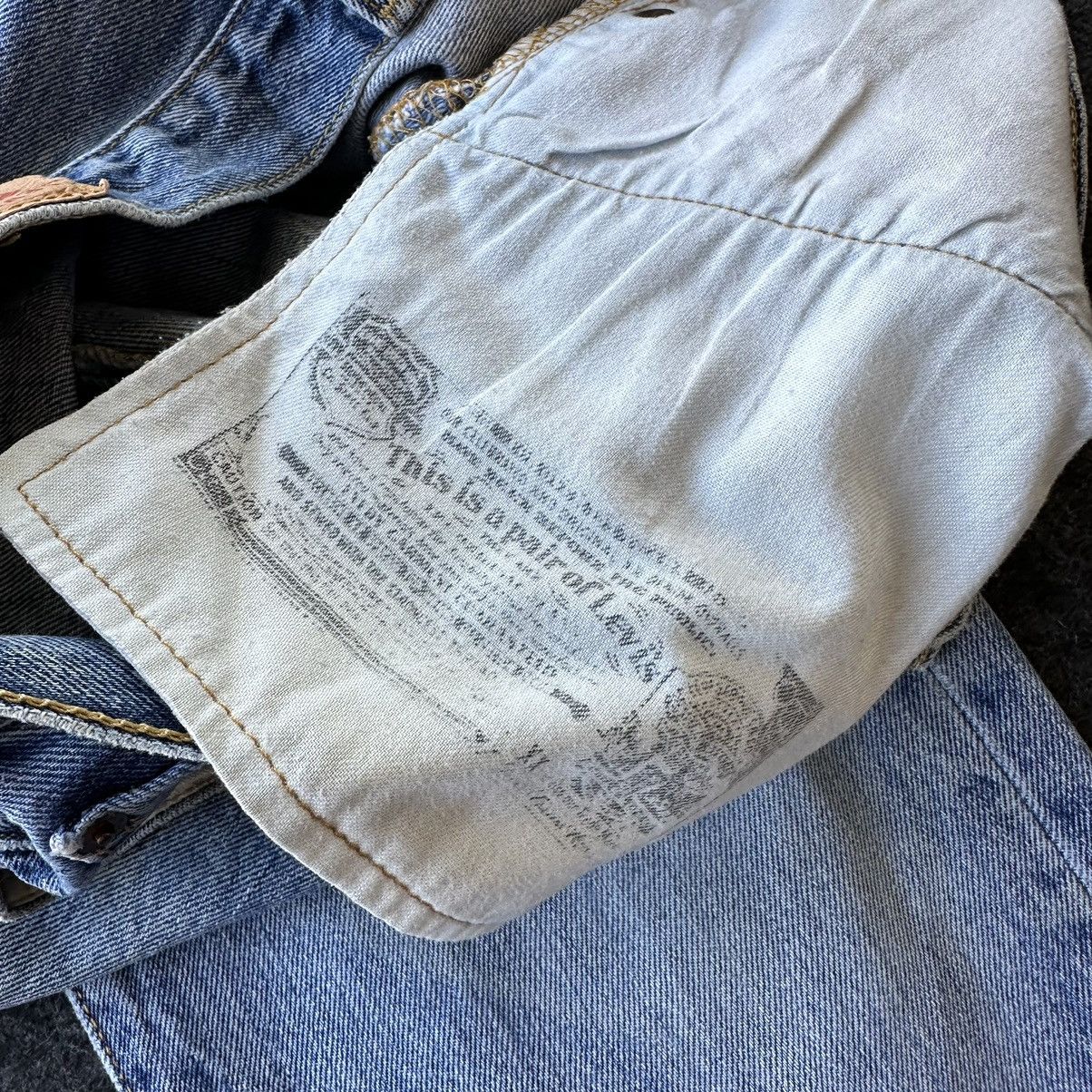 Levi's Vintage Levis 501 Mexico Blue Denim 33x34 D635 Size US 33 - 20 Thumbnail