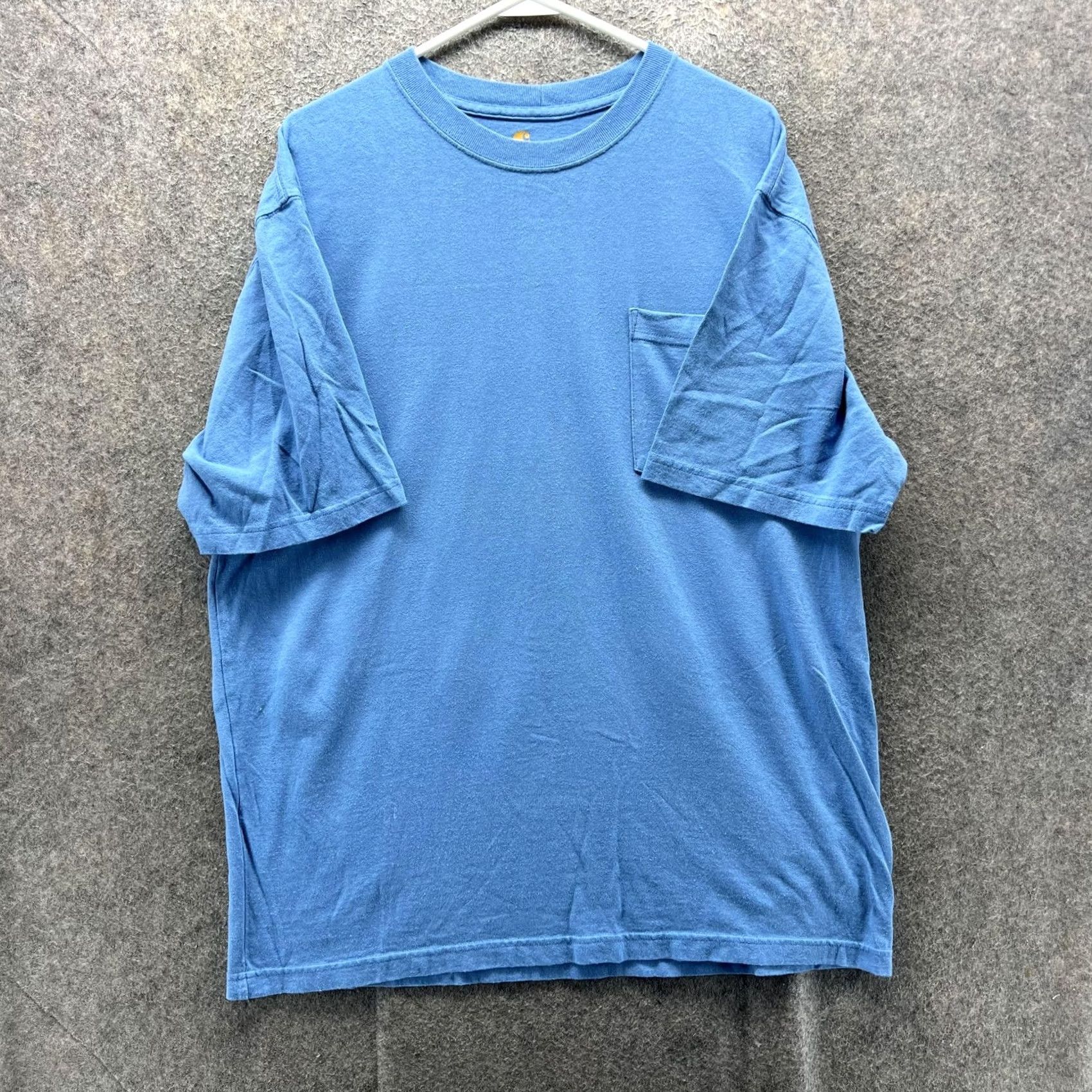 Carhartt Carhartt Shirt Mens Large Blue K87 Pocket Tagless Workwear Crewneck Tee Size US L / EU 52-54 / 3 - 2 Thumbnail