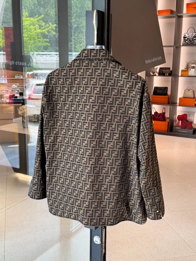 Fendi Fendi FF shirt collar full print jacket Size US XS / EU 42 / 0 - 6 Thumbnail