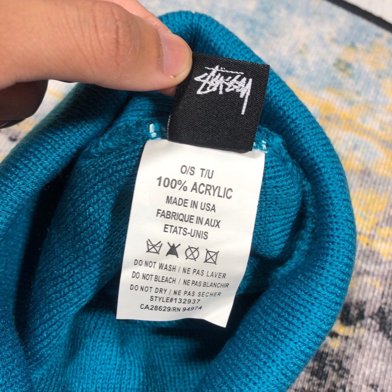 Stussy × Vintage Stussy FA19 SS-LINK Cuff Beanie Size ONE SIZE - 6 Thumbnail
