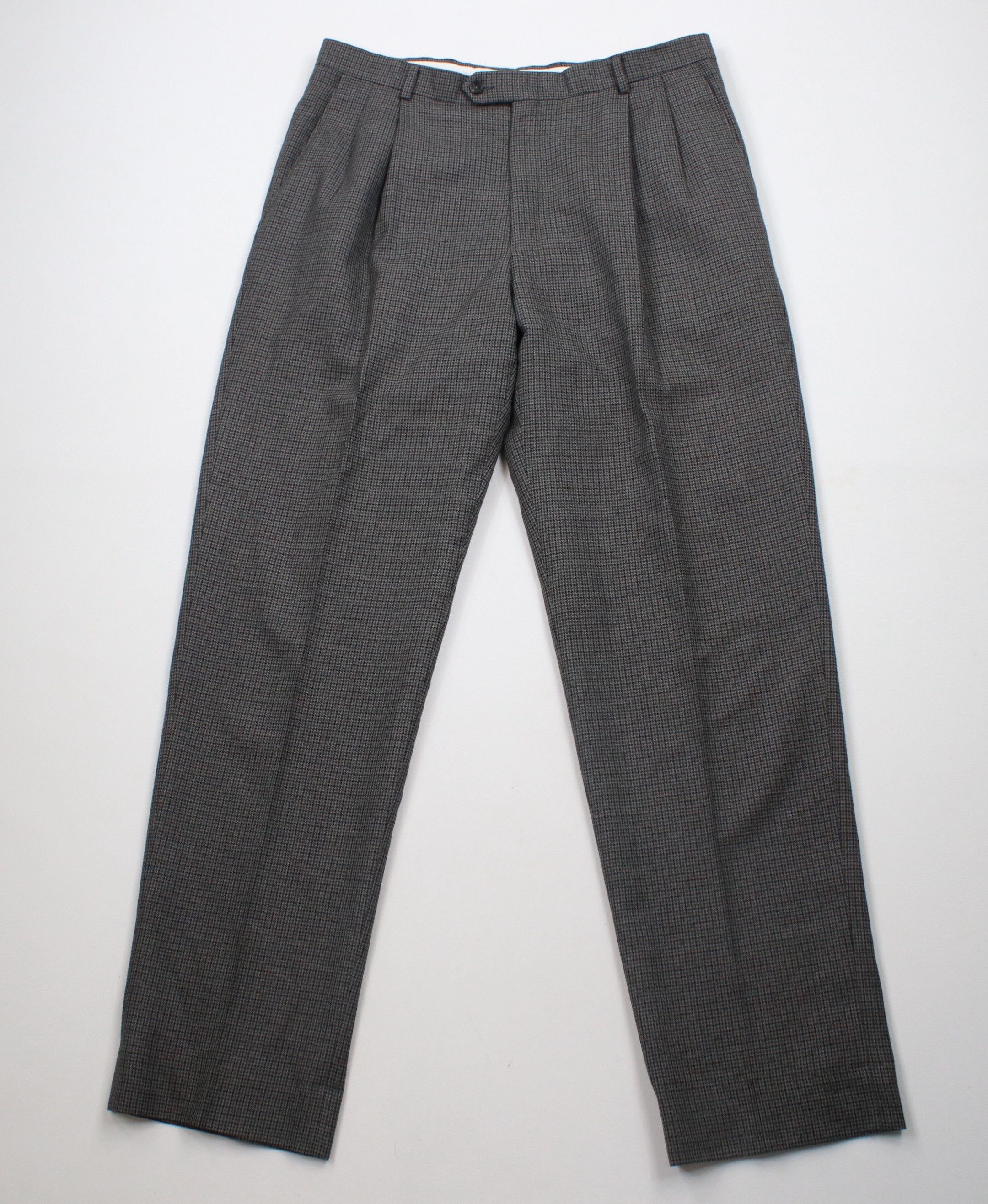 Vintage Vintage 90s Streetwear Wide Leg Chino Pants Houndstooth USA Size US 36 / EU 52 - 1 Thumbnail