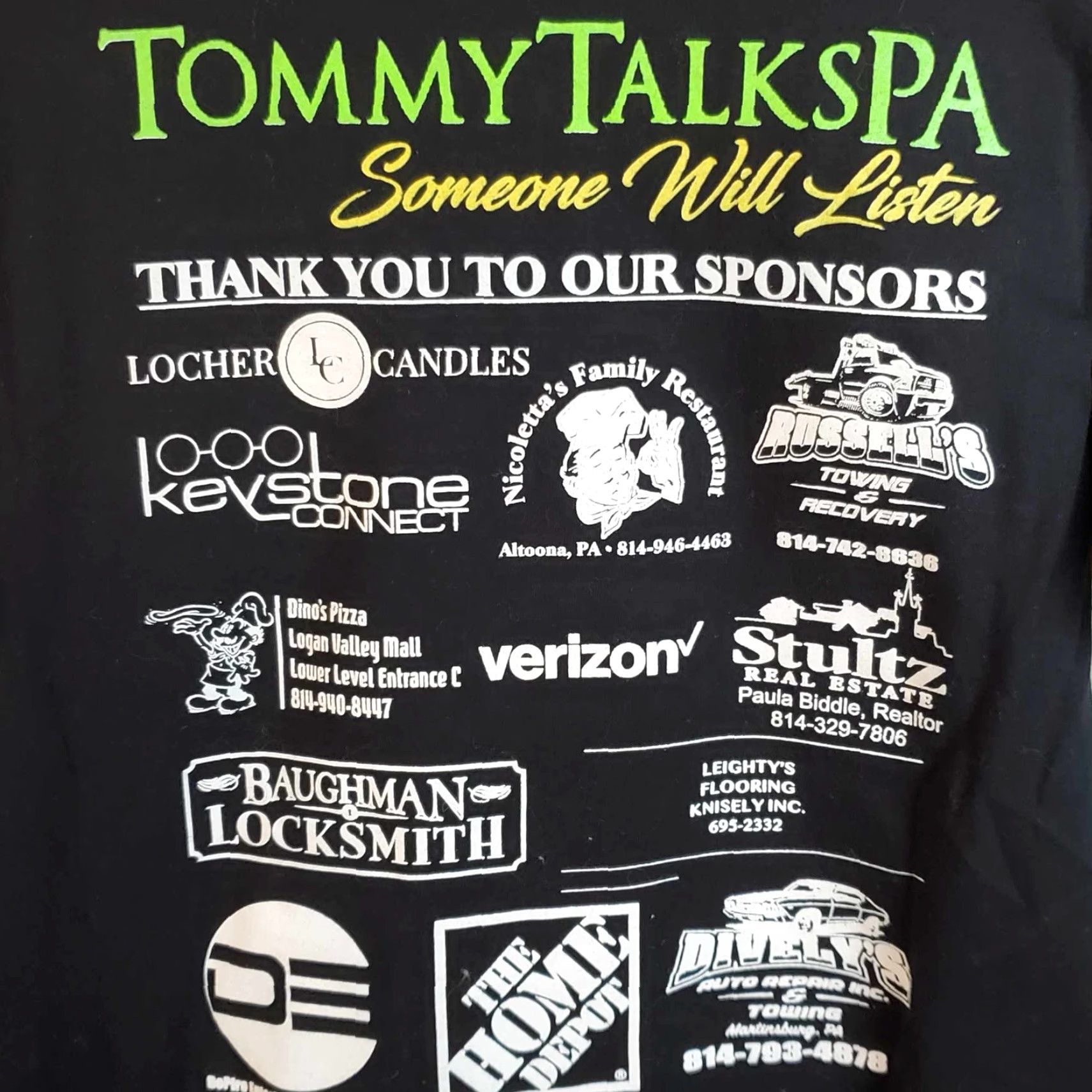 Gildan Marsy’s Law Tommy Talks PA T Shirt Men M Black Gildan Regular Size T-Shirt Size US M / EU 48-50 / 2 - 3 Thumbnail