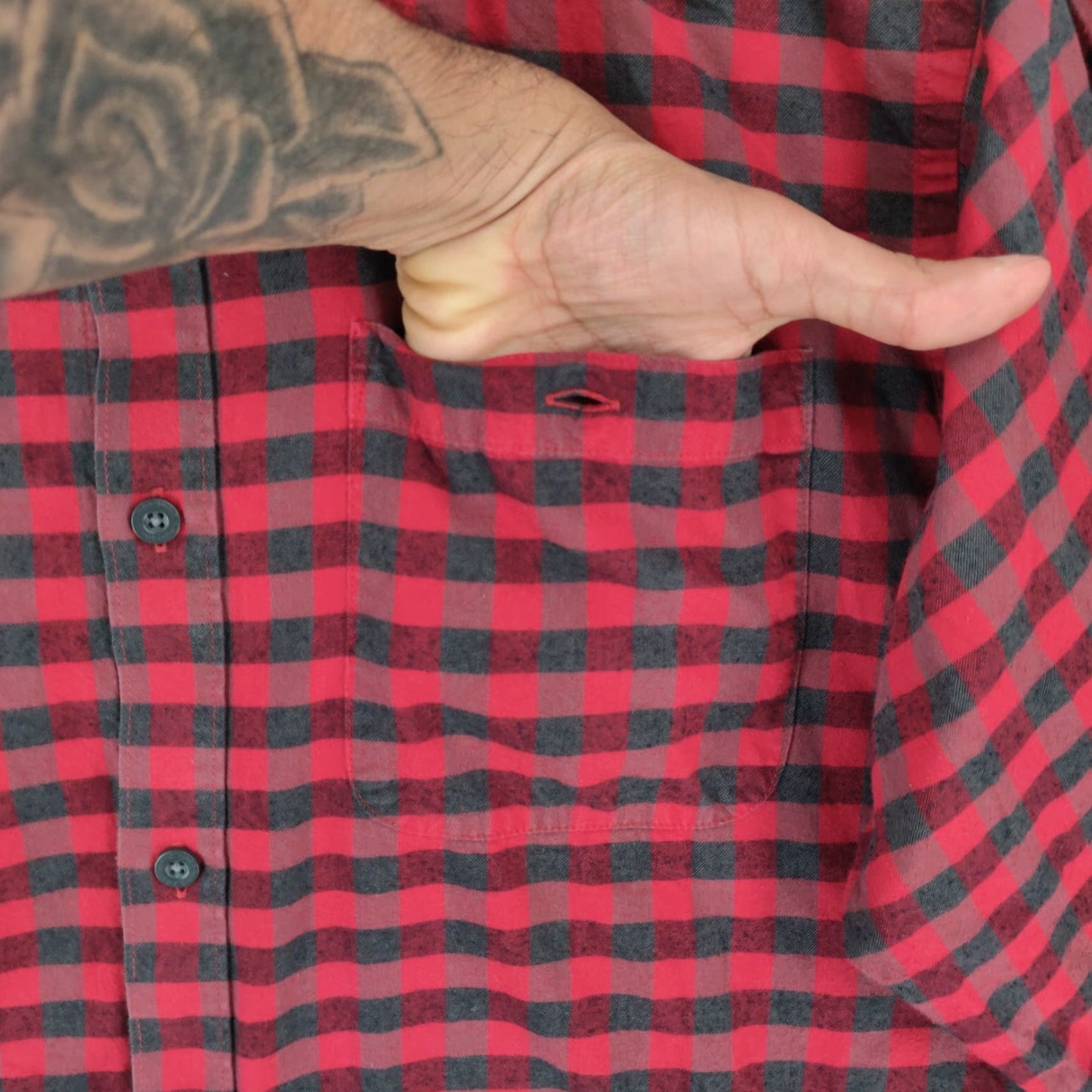 Patagonia Patagonia Shirt Mens L Red Plaid Organic Cotton Long Sleeve Button Size US L / EU 52-54 / 3 - 7 Thumbnail