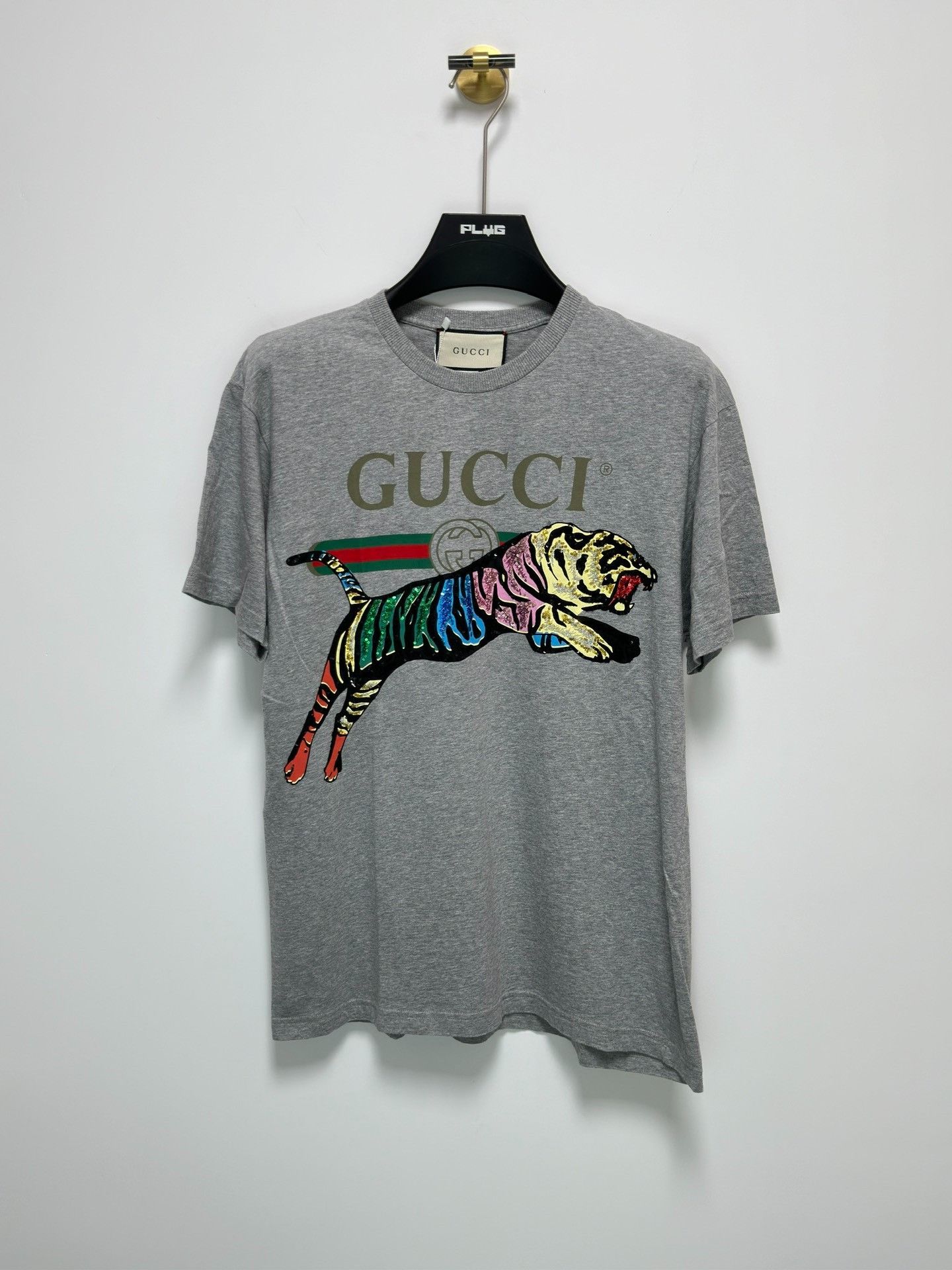 Gucci Gucci sequin tiger belt logo short sleeve Size US XS / EU 42 / 0 - 1 Thumbnail