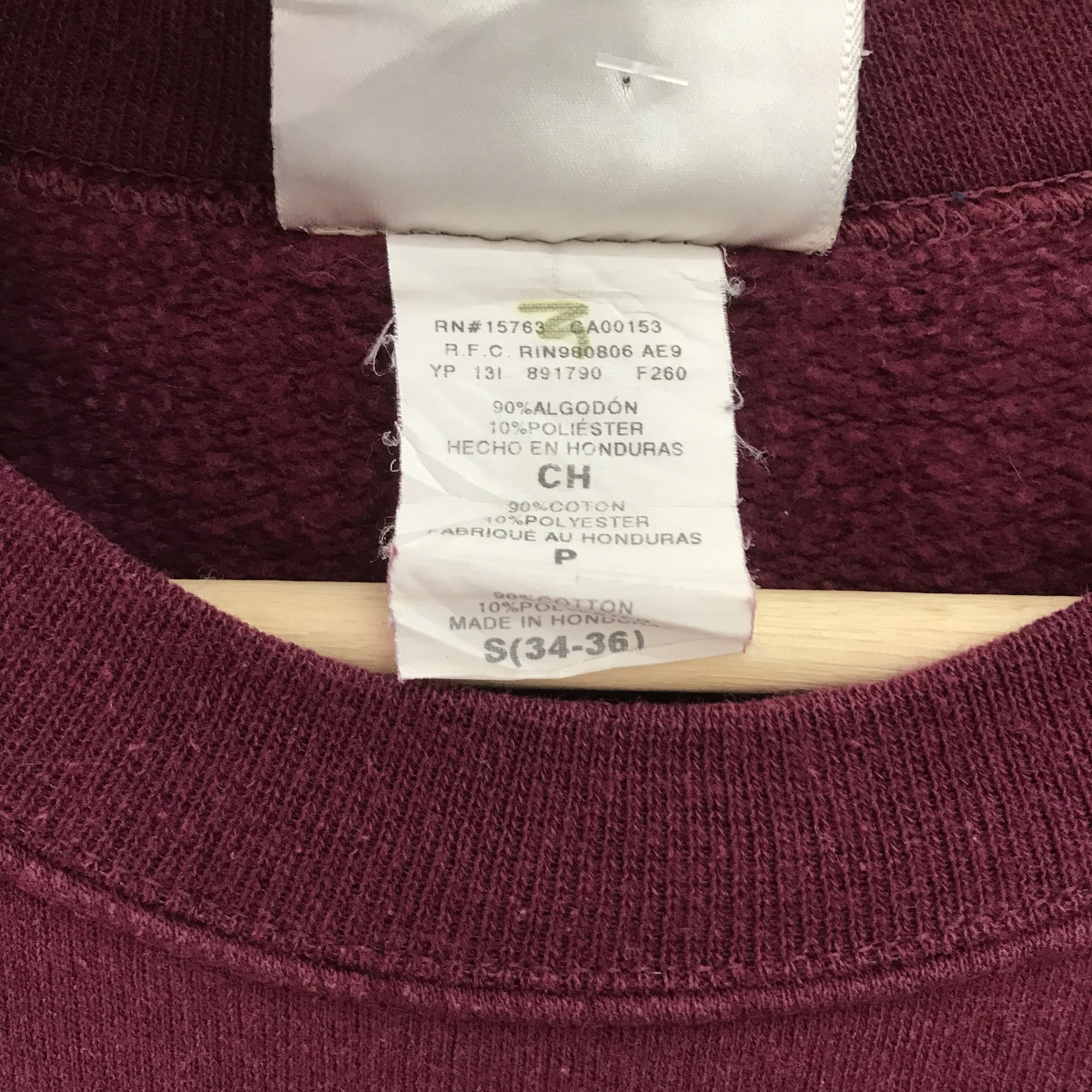 Alexander Wang Vintage Alexandria Tigers Maroon Sweatshirt - 553 Size US S / EU 44-46 / 1 - 7 Thumbnail