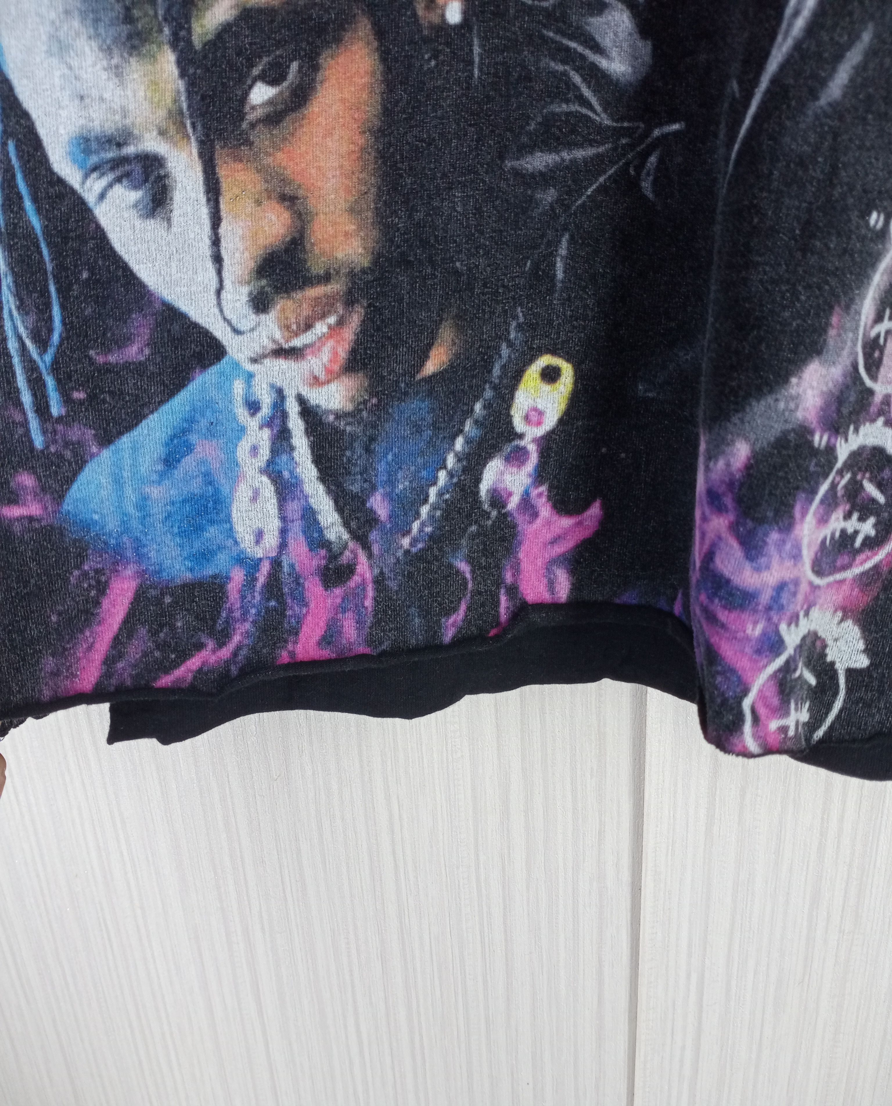 Japanese Brand × Rap Tees × Travis Scott Rare Vintage Travis Scott Black Washed Tshirt Size US M / EU 48-50 / 2 - 5 Thumbnail
