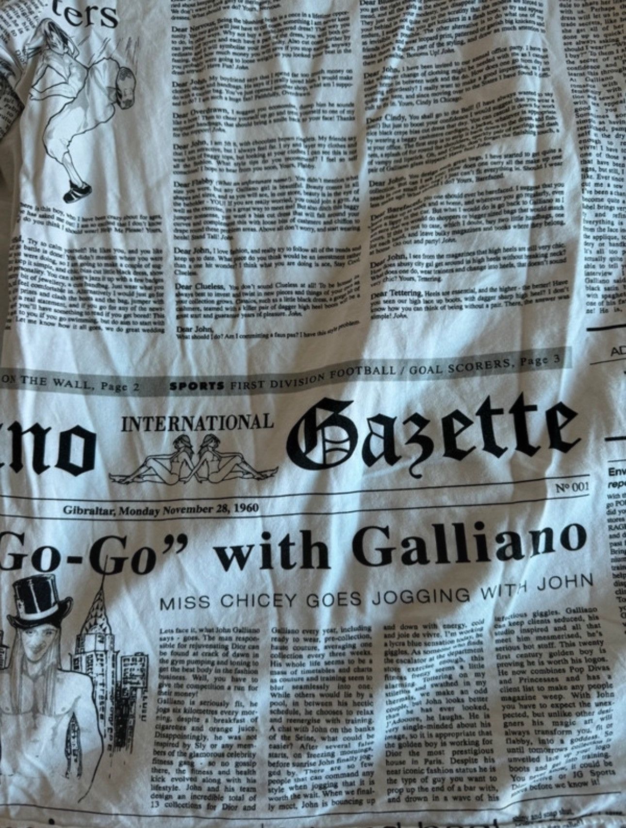 John Galliano John Galliano 2000s Gazette Long Sleeve shirt Size US M / EU 48-50 / 2 - 5 Thumbnail