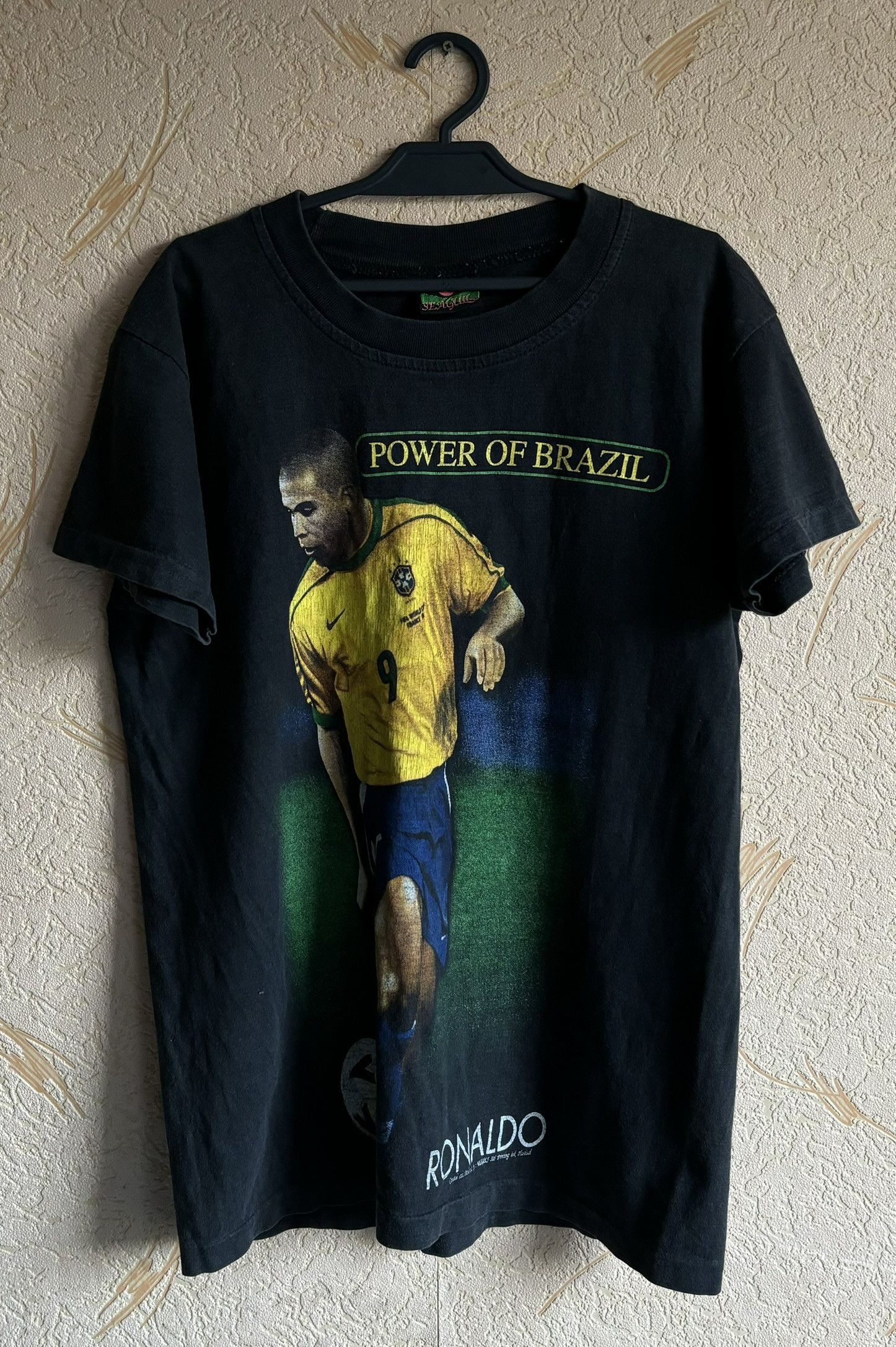 Vintage T-shirt Power of Brazil Ronaldo 9 Joligolf R9 Size. XXS Size US XXS / EU 40 - 1 Thumbnail