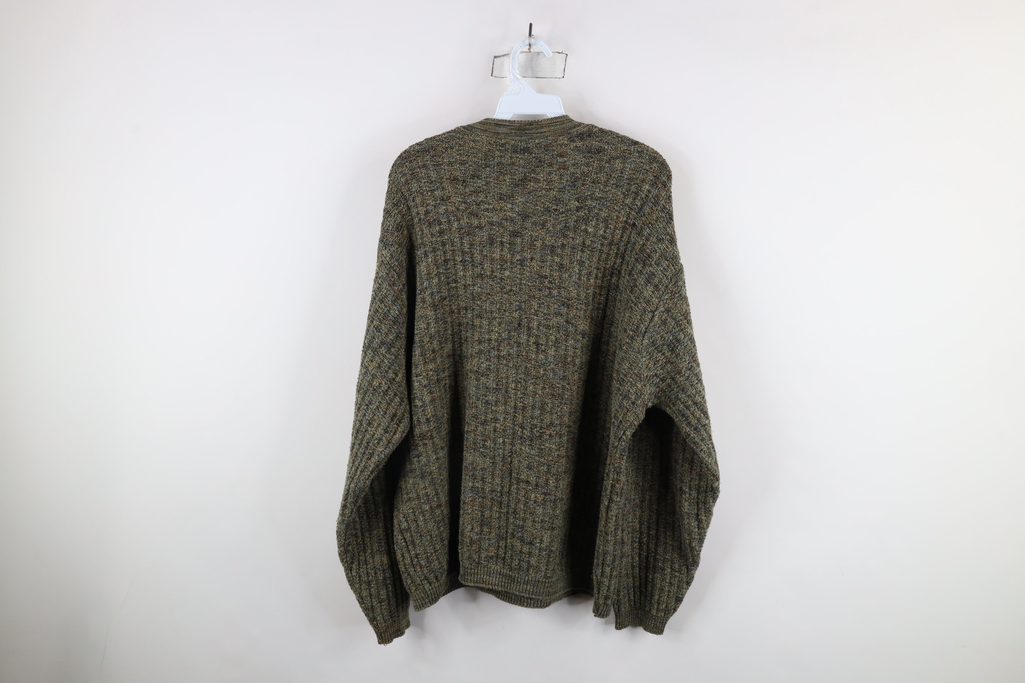Vintage Vintage 90s Streetwear Knit V-Neck Sweater Rainbow USA Size US L / EU 52-54 / 3 - 5 Thumbnail