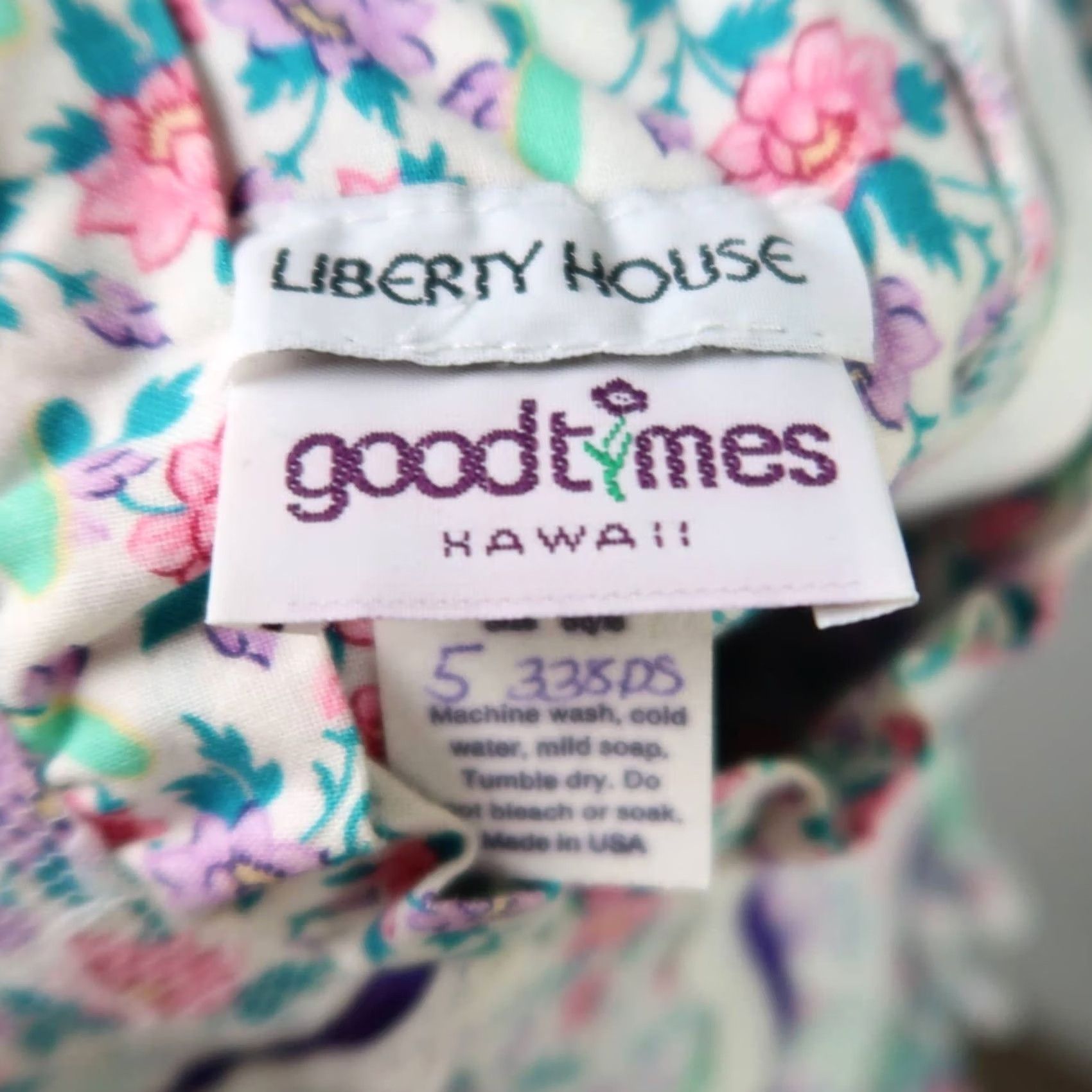 Vintage VINTAGE Liberty House Hawaii Maxi Dress Shirt Girls 5 White Floral Bohemian 1970s Cotton Casual Autumn Size S / US 4 / IT 40 - 6 Thumbnail