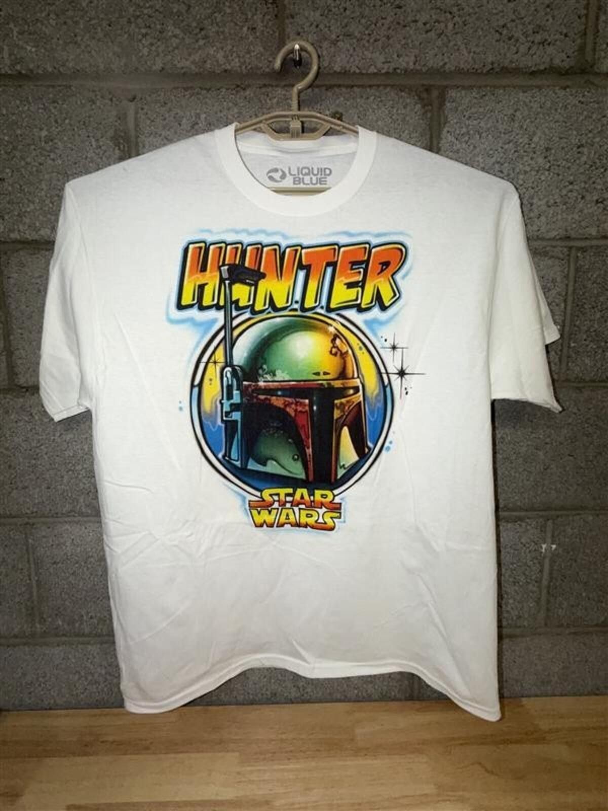 Liquid Blue Liquid Blue Unreleased Sample Airbrush Boba Fett Star Wars Size US XL / EU 56 / 4 - 1 Thumbnail