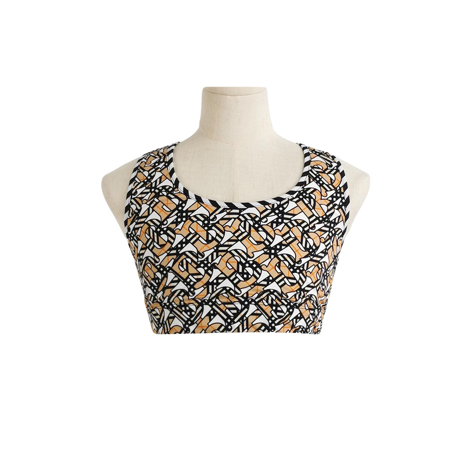 Burberry Burberry TB Logo Print Sleeveless Top in XS 0079 Size US XS / EU 42 / 0 - 1 Thumbnail